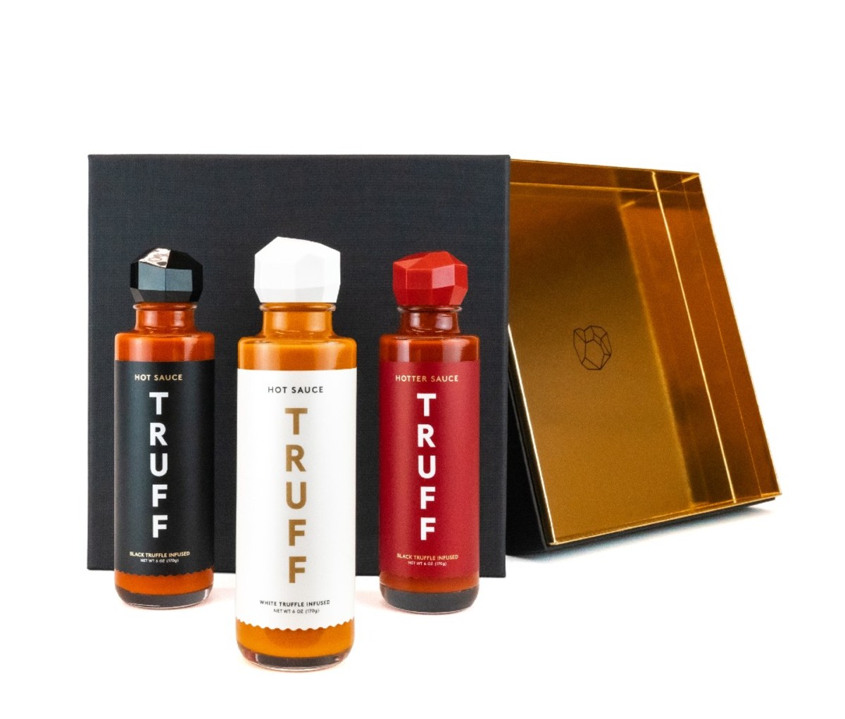 TRUFF Hot Sauce variety pack with packaging