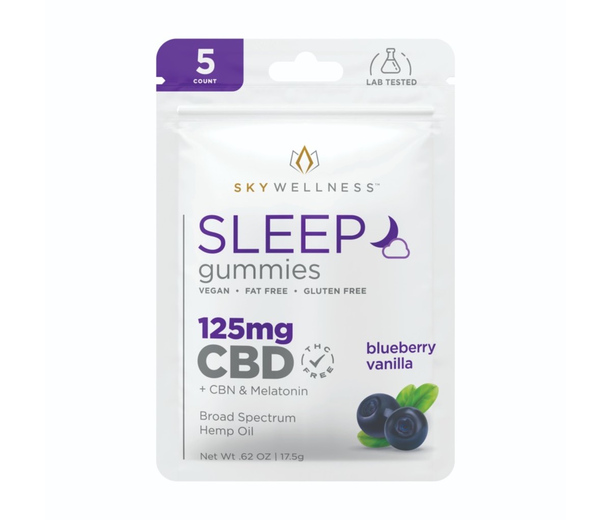 Sky Wellness CBD sleep gums