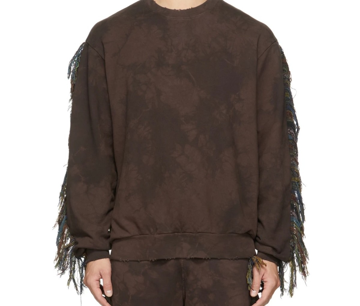 Brown Alchemist Brown Surf Fringe Sweatshirt