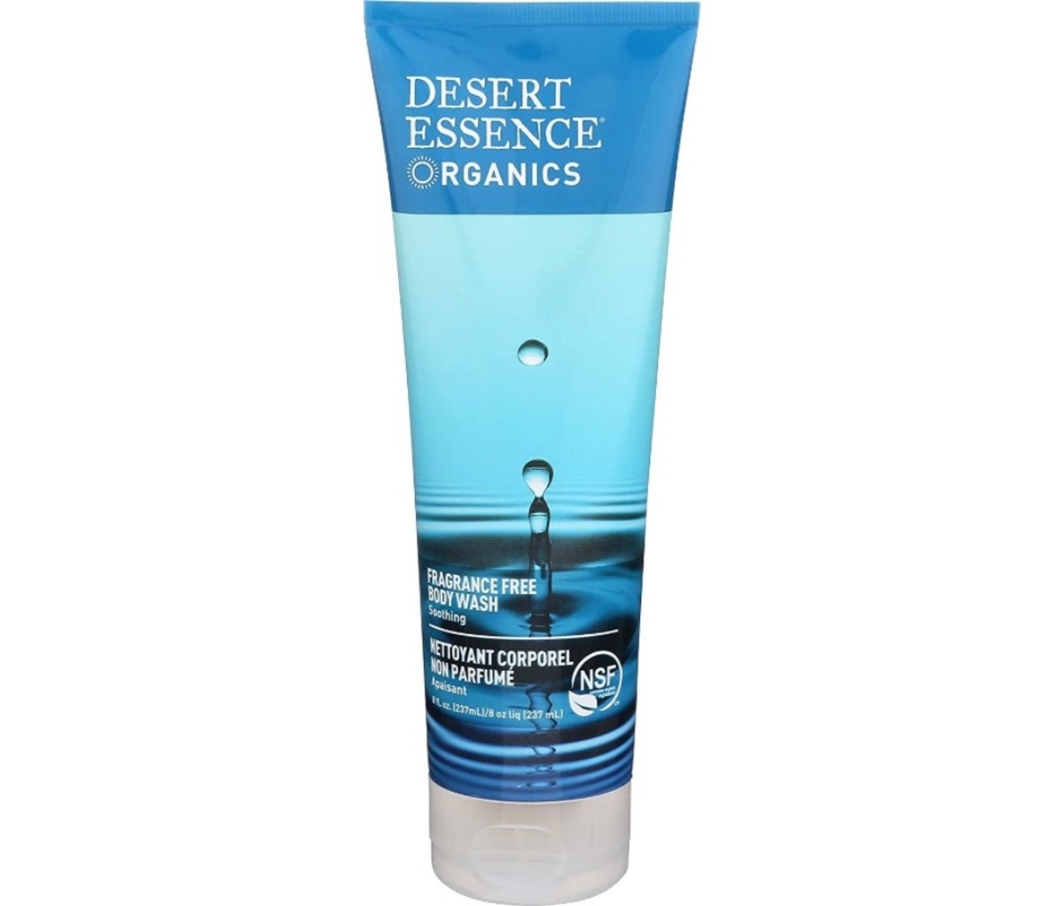 The fragrance-free shower gel from Desert Essence Organics