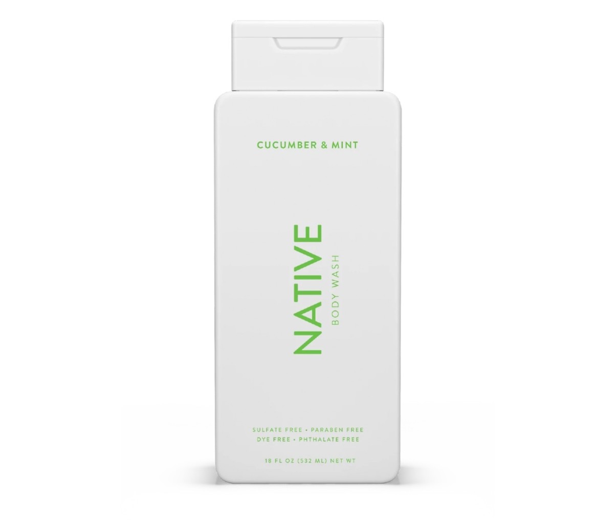 Native & # 39; s cucumber and mint body wash