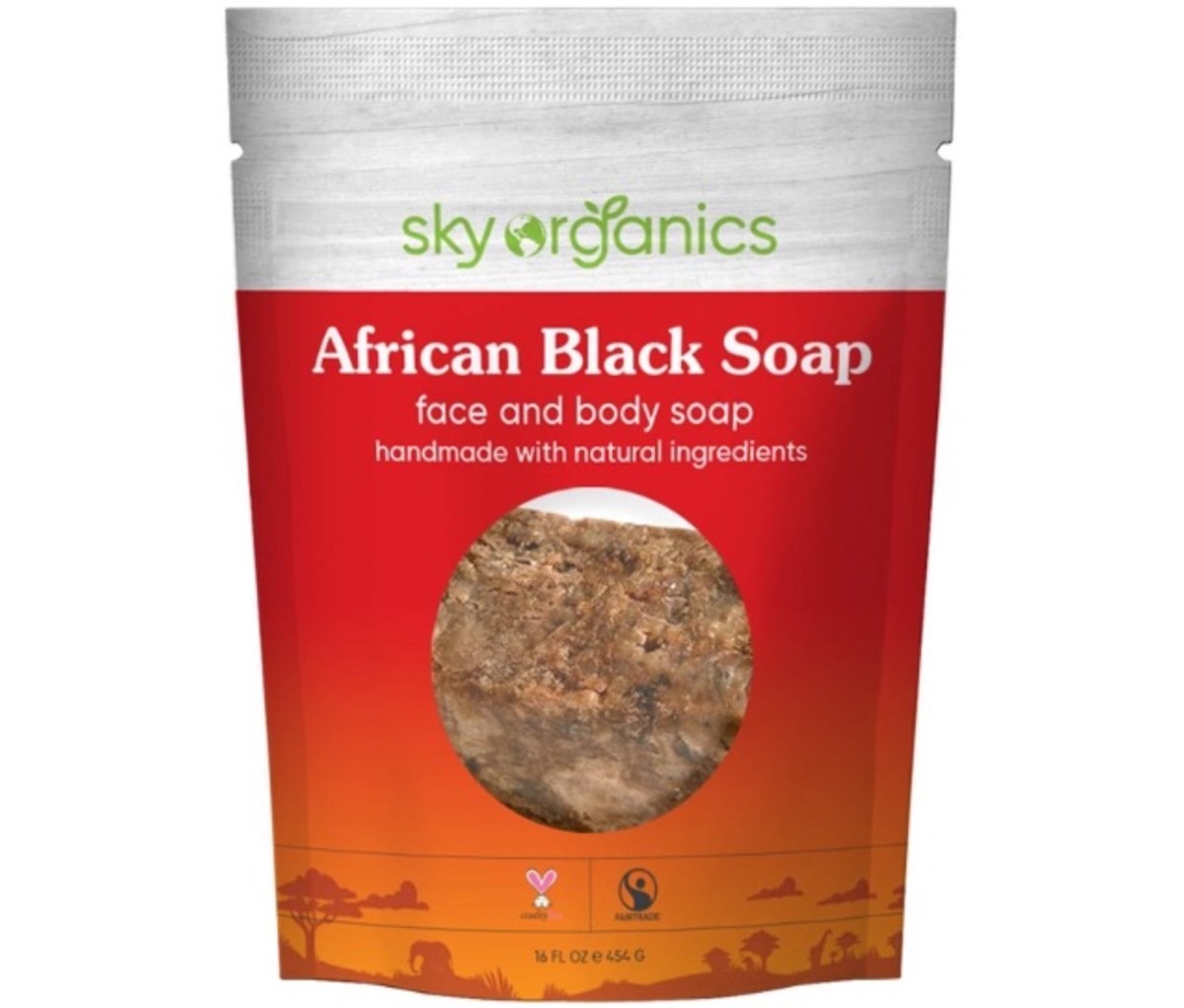 The African black soap from Sky Organics