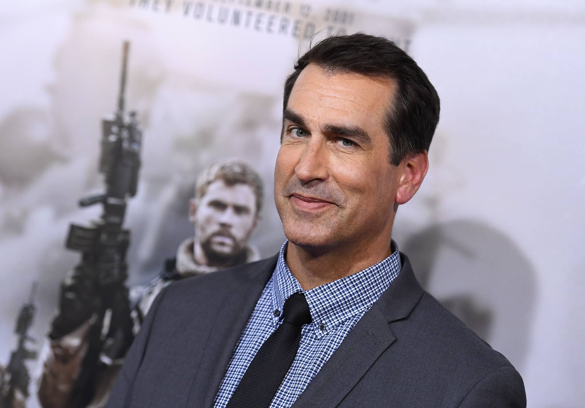 Rob Riggins Actor Actor Rob Riggle on Playing a Marine in the New Movie '12 Strong' - Men ...