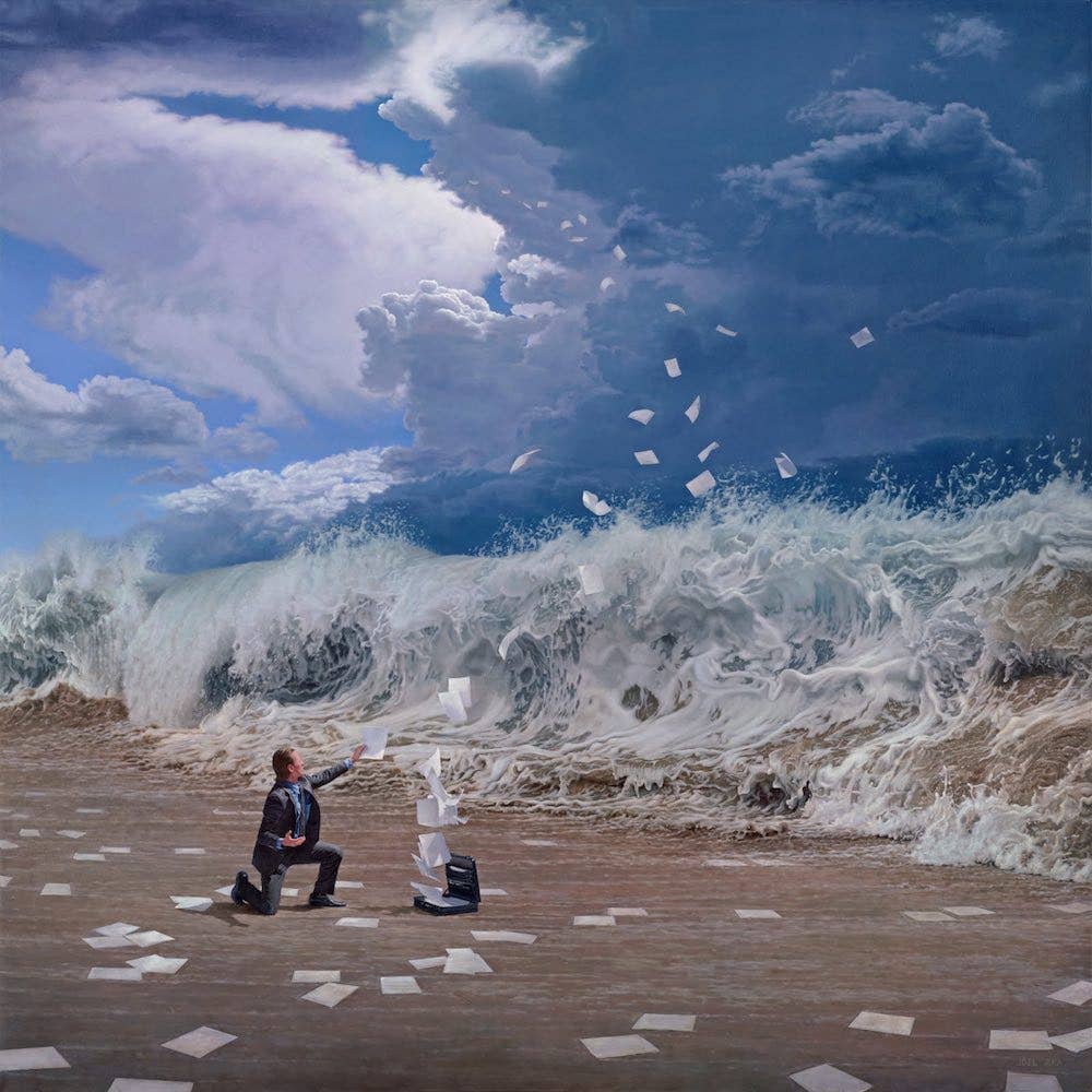 Surreal oil paintings capture the power of the sea - Men's Journal