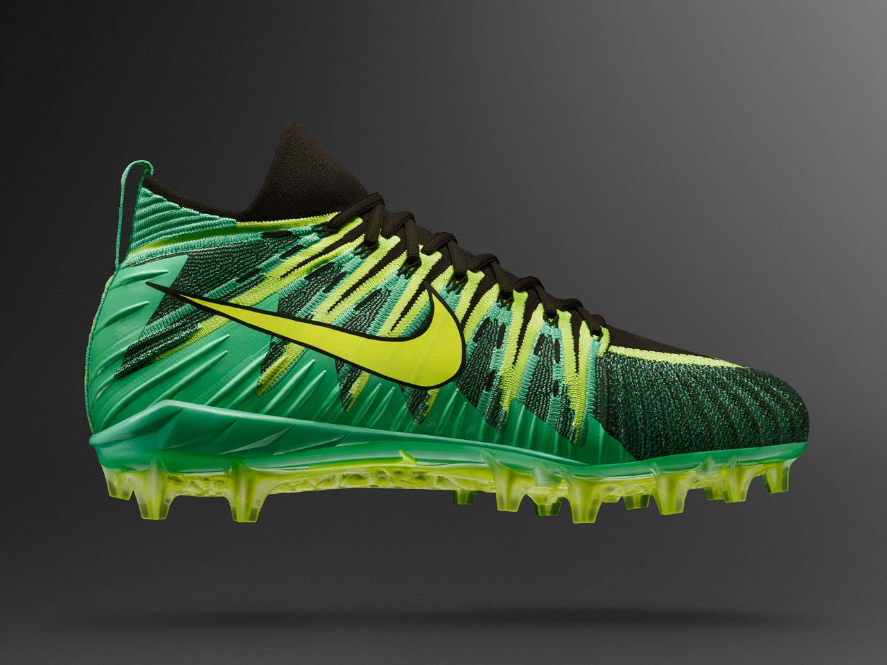 ALPHA MENACE ELITE RUSSELL WILSON SEATTLE SEAHAWKS SZ 17 [924427-010] Custom alpha menace elite cleat replicas by astrotorf customs main image 3