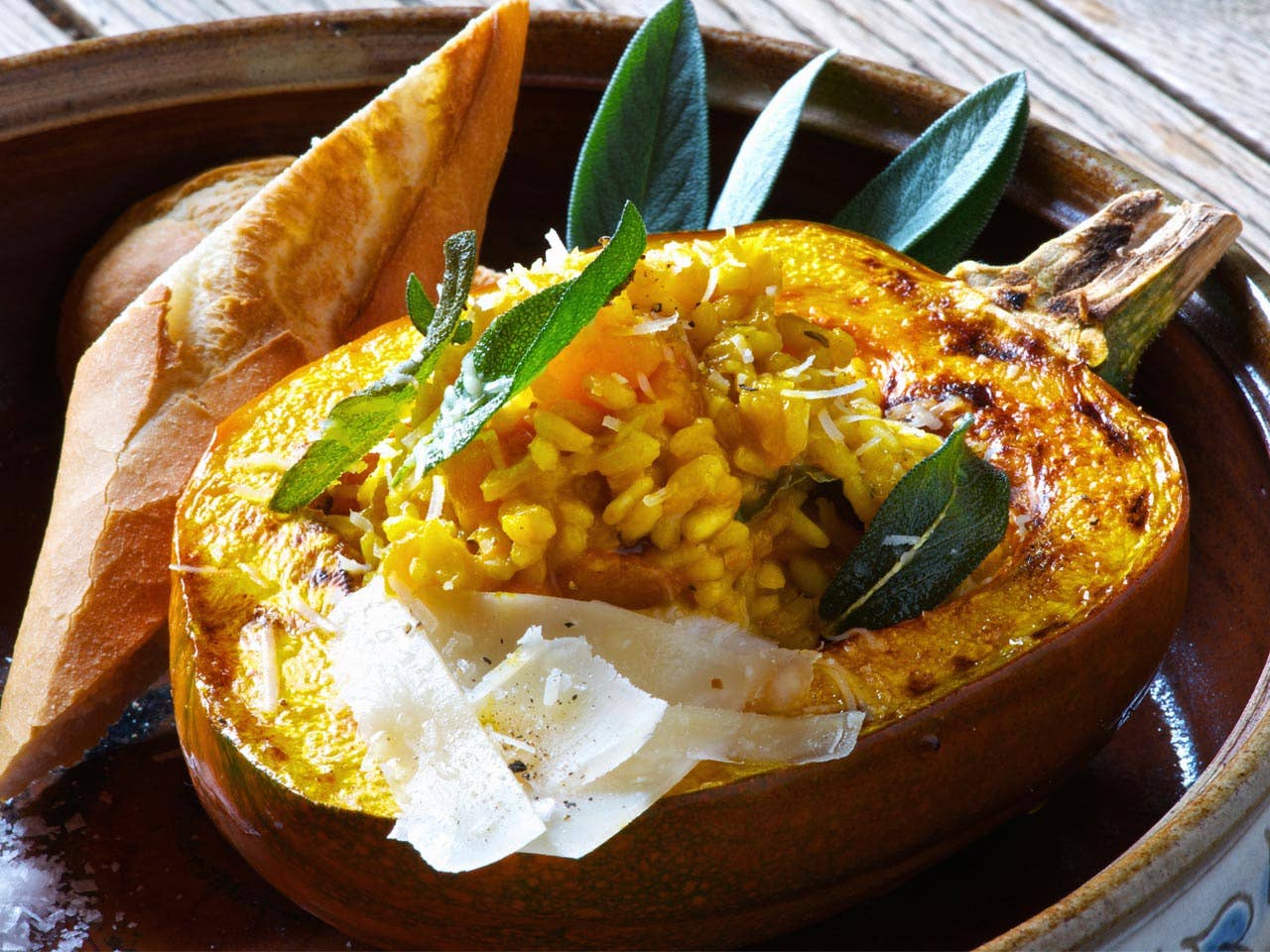 What Rice For Risotto Recipe: How to Make Brown Rice and Pumpkin Risotto - Men's Journal