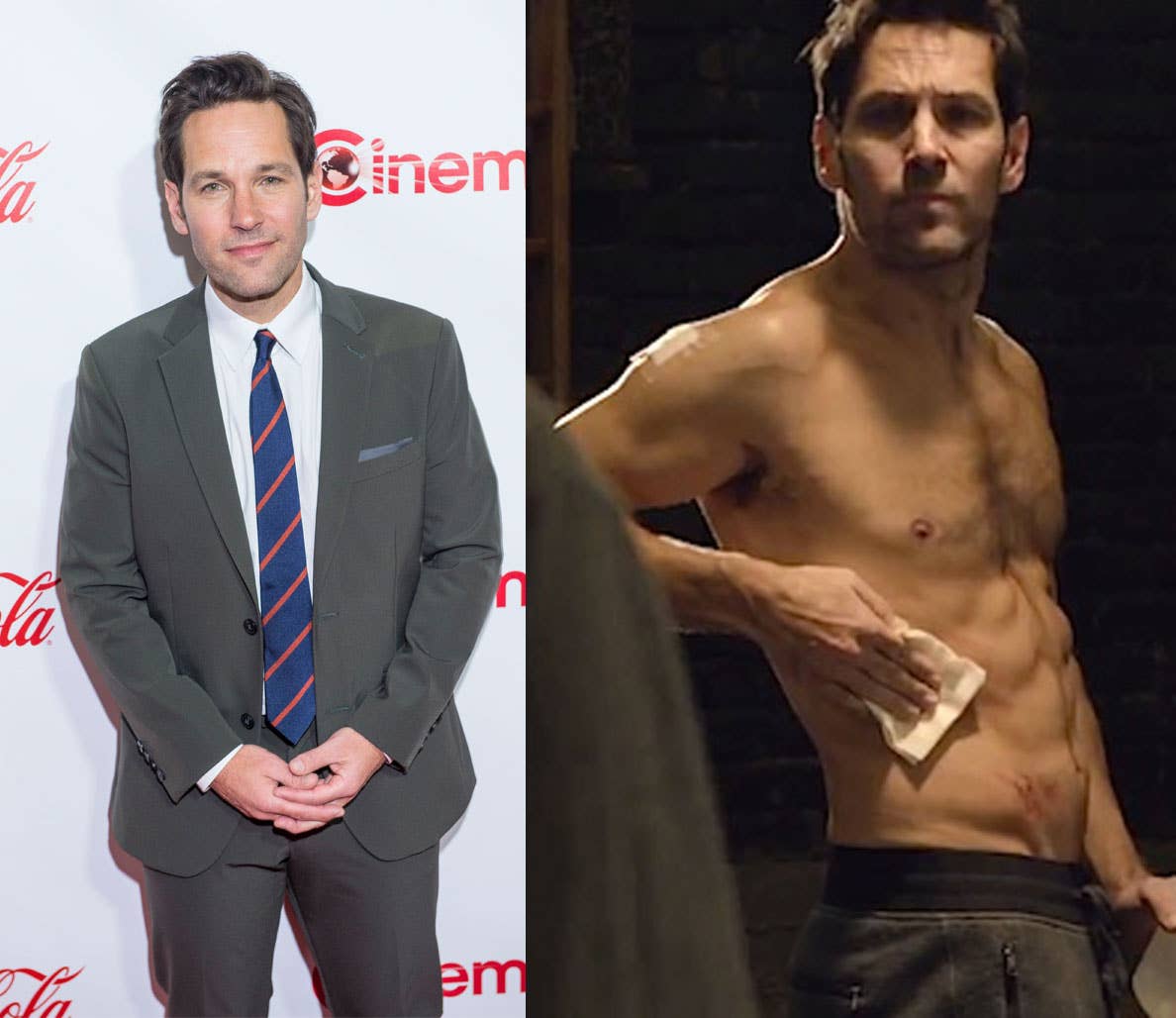 Paul Rudd Workout Routine The 19 Most Extreme and Impressive Celebrity Fitness Transformations ...