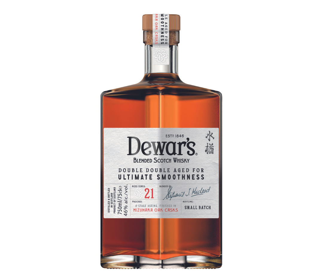 Dewar's Releases Double Double 21 Year Aged in Mizunara Oak Casks