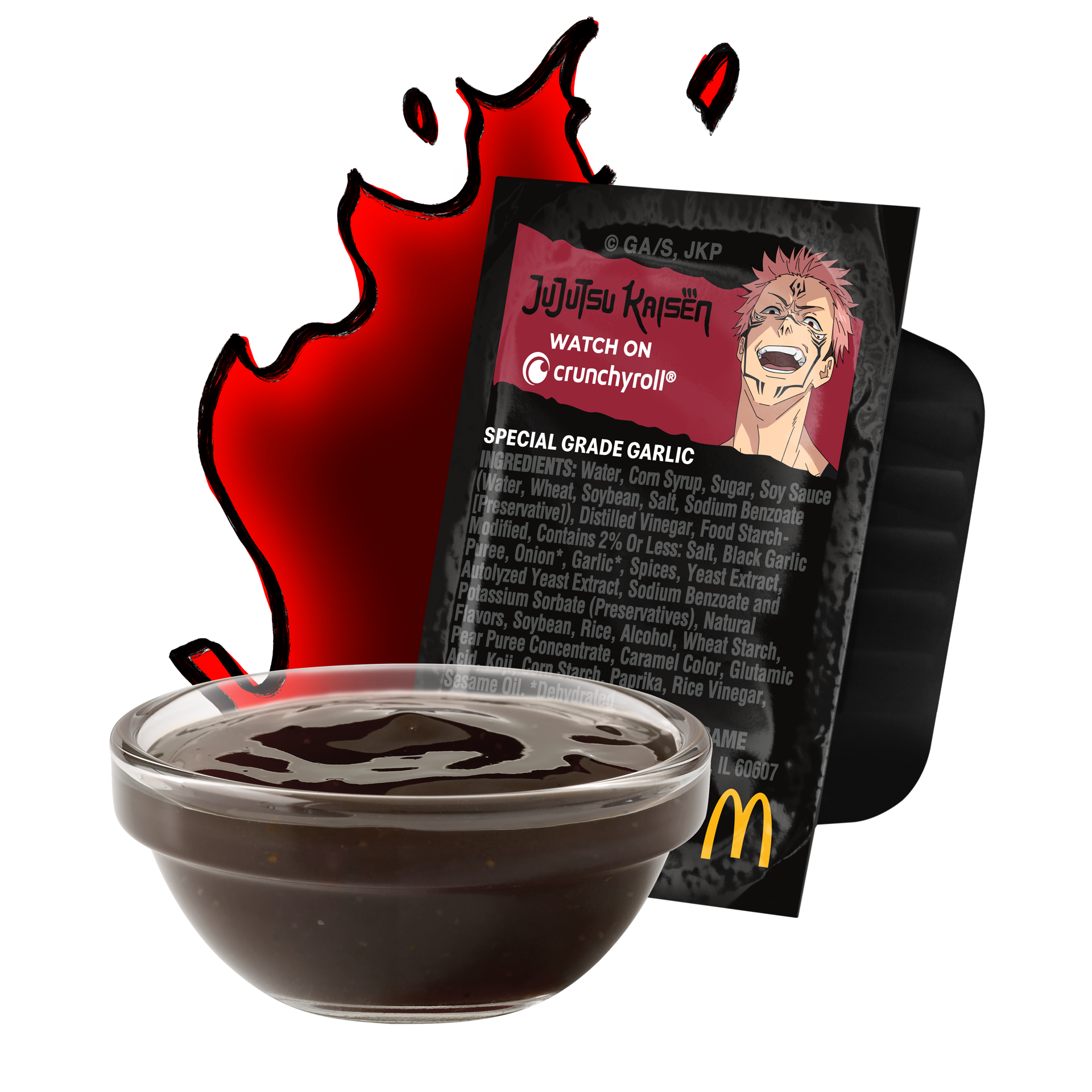 McDonald's Debuts Tangy New Sauce Inspired by 'Jujutsu Kaisen