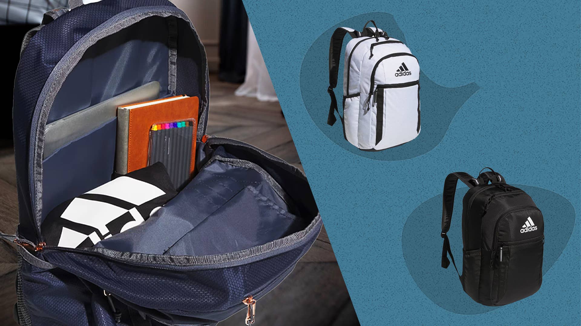 adidas backpack for sale Prime 6 notebooks and other essentials neatly organized Sport Backpack Adidas Us 3d