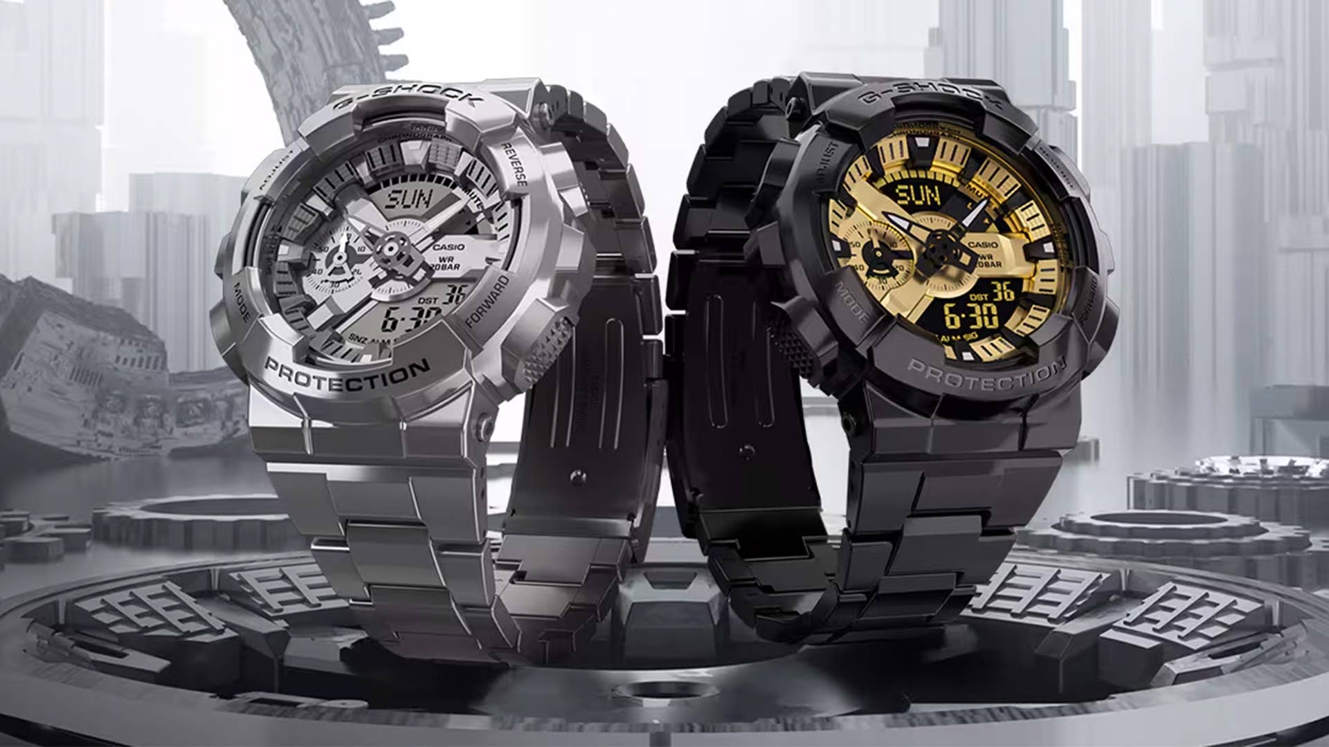 New Casio G-SHOCK All-Metal GM 100 Watches - Men
