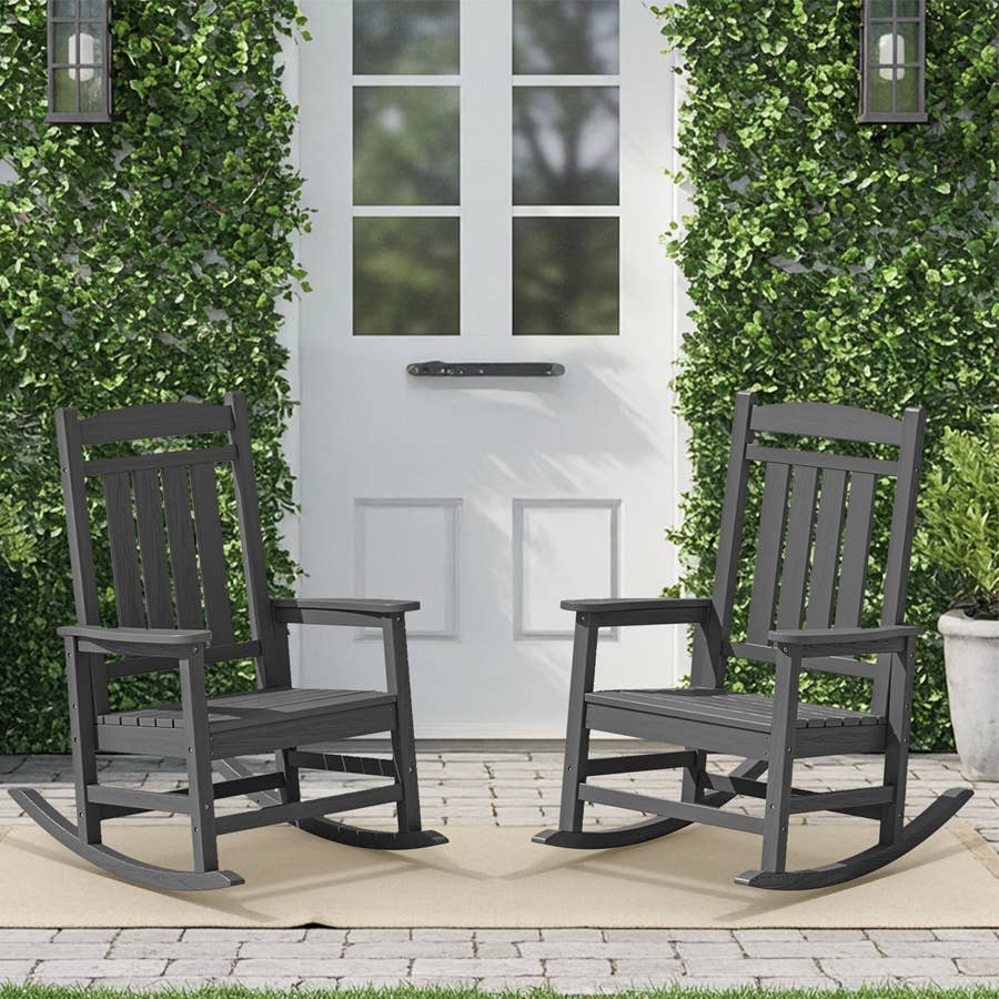 Walmart Outdor Rocking Chair Walmart's Bestselling Outdoor Rocking Chairs Are Now 52% Off - Men's ...