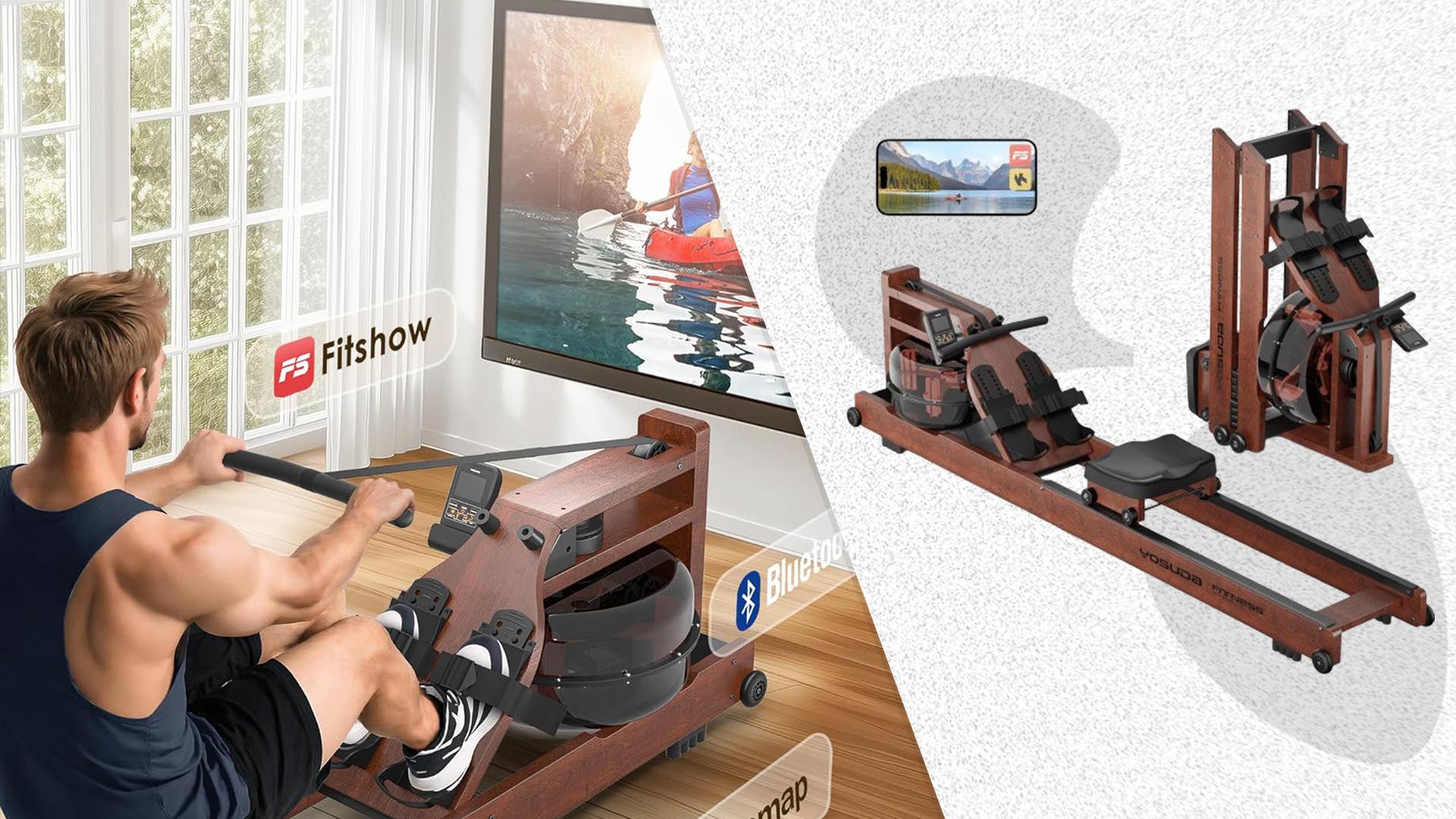 Timber Rowing Machine This 'Beautiful' Wooden Rowing Machine Is 40% Off at Amazon - Men's Journal