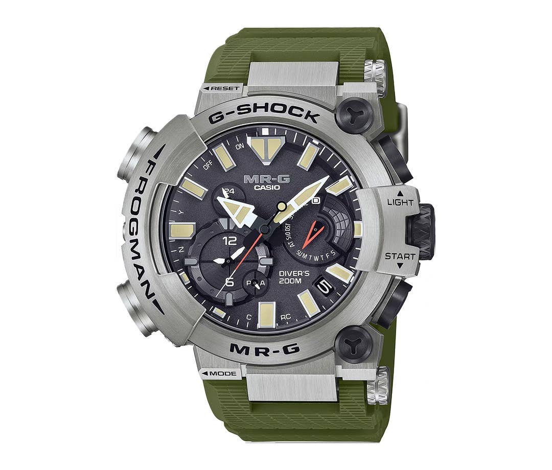 New G-SHOCK Goliath Frogman MRGBF1000RG Dive Watch - Men's Journal