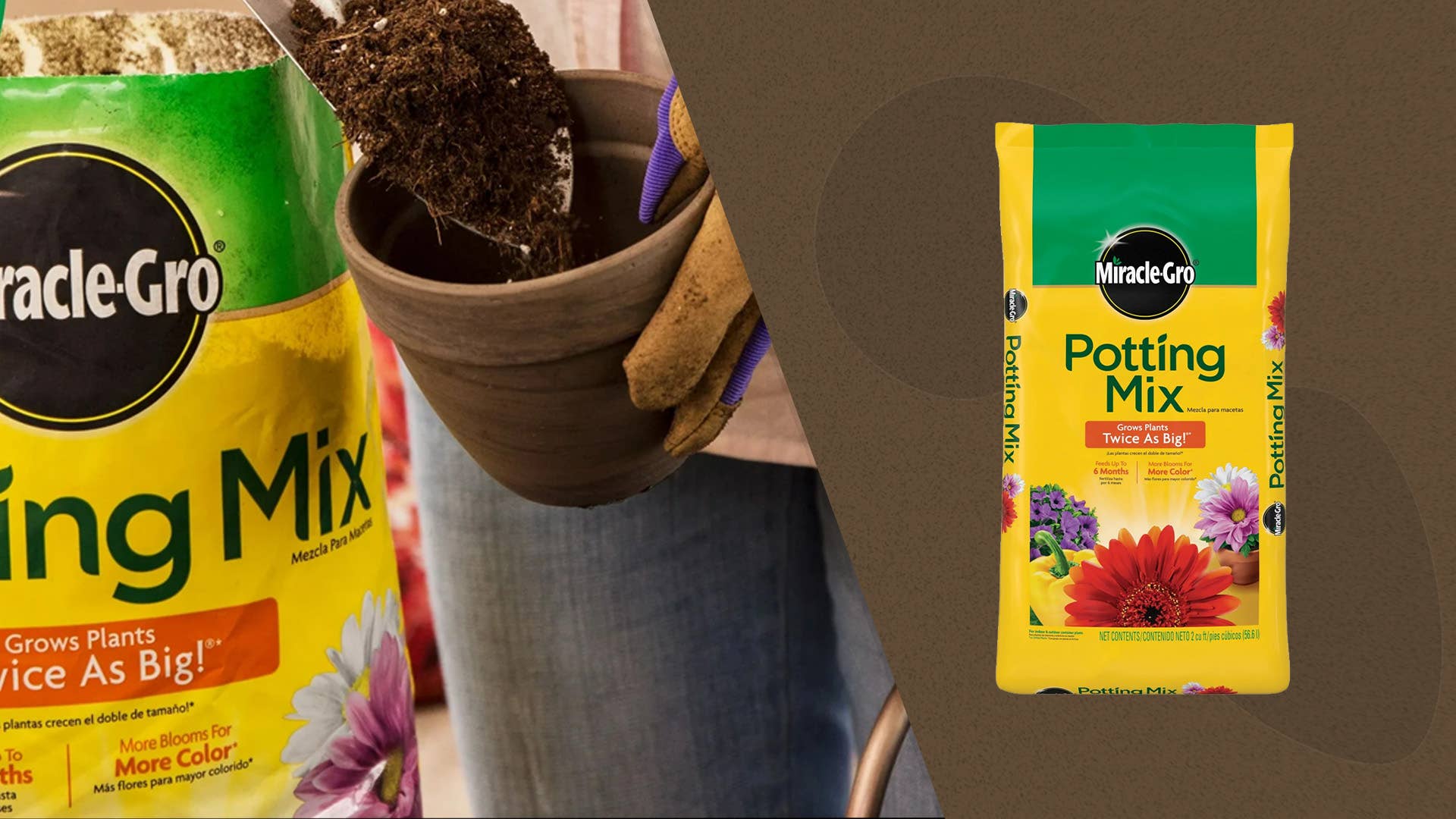 Miracle-Gro Potting Mix Is Just $14 at Walmart Right Now - Men's Journal