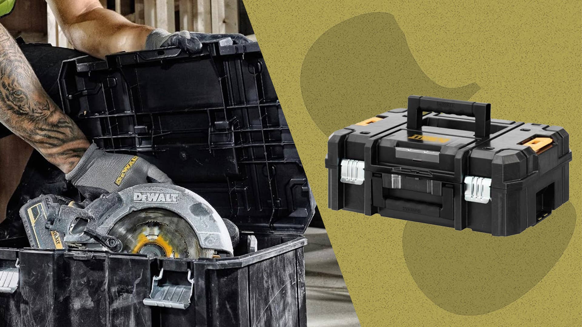 DeWalt's TSTAK II Tool Box Is Just $20 Right Now - Men's Journal