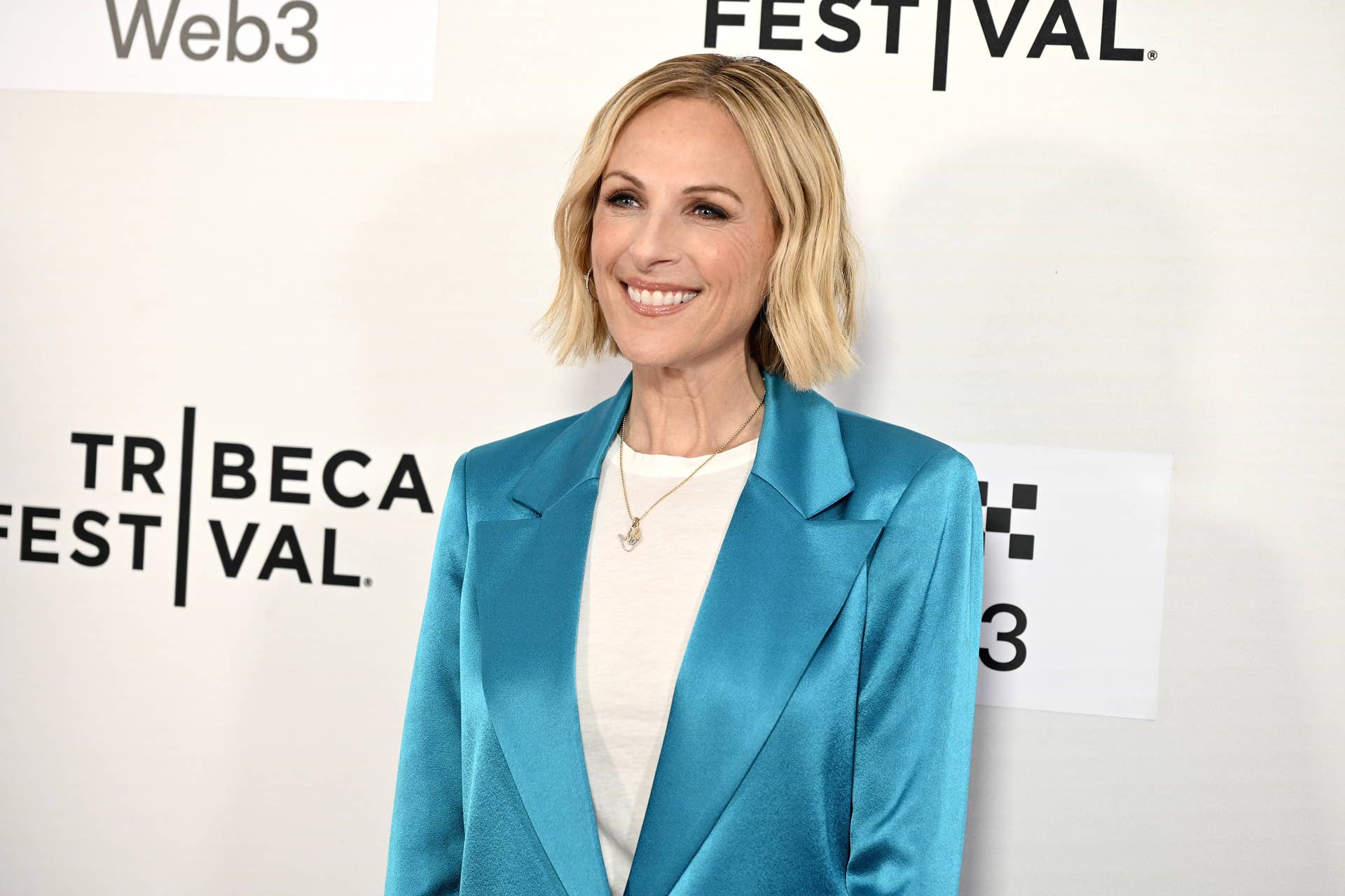 NEW YORK, NEW YORK - JUNE 09: Film subject Marlee Matlin attends the "Marlee Matlin: Not Alone Anymore" premiere during the 2025 Tribeca Festival at SVA Theatre on June 09, 2025 in New York City.  (Photo by Gary Gershoff/WireImage)