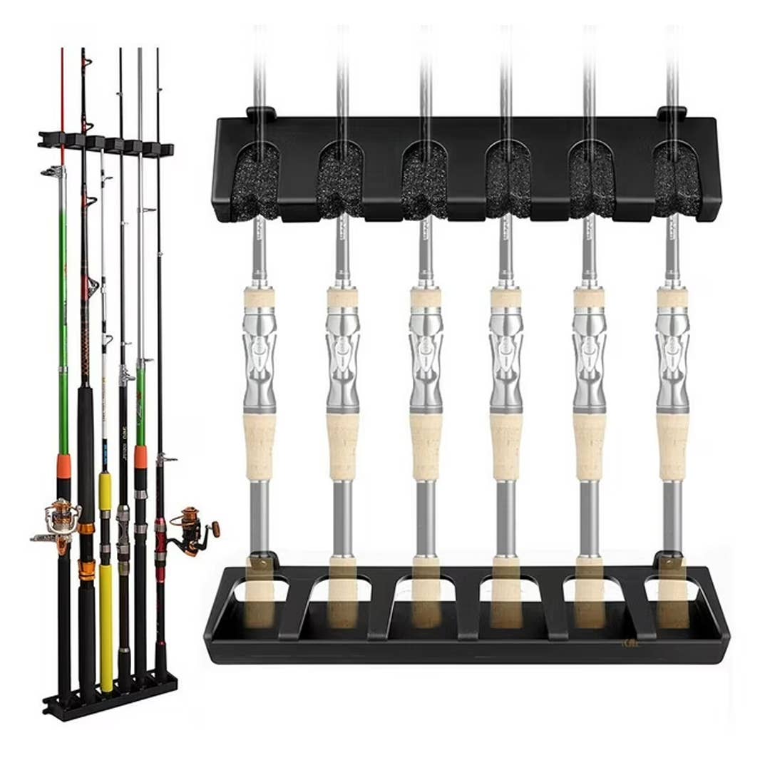 Short Fishing Rack Walmart's Bestselling Fishing Rod Rack Is on Sale for $10 - Men's Journal