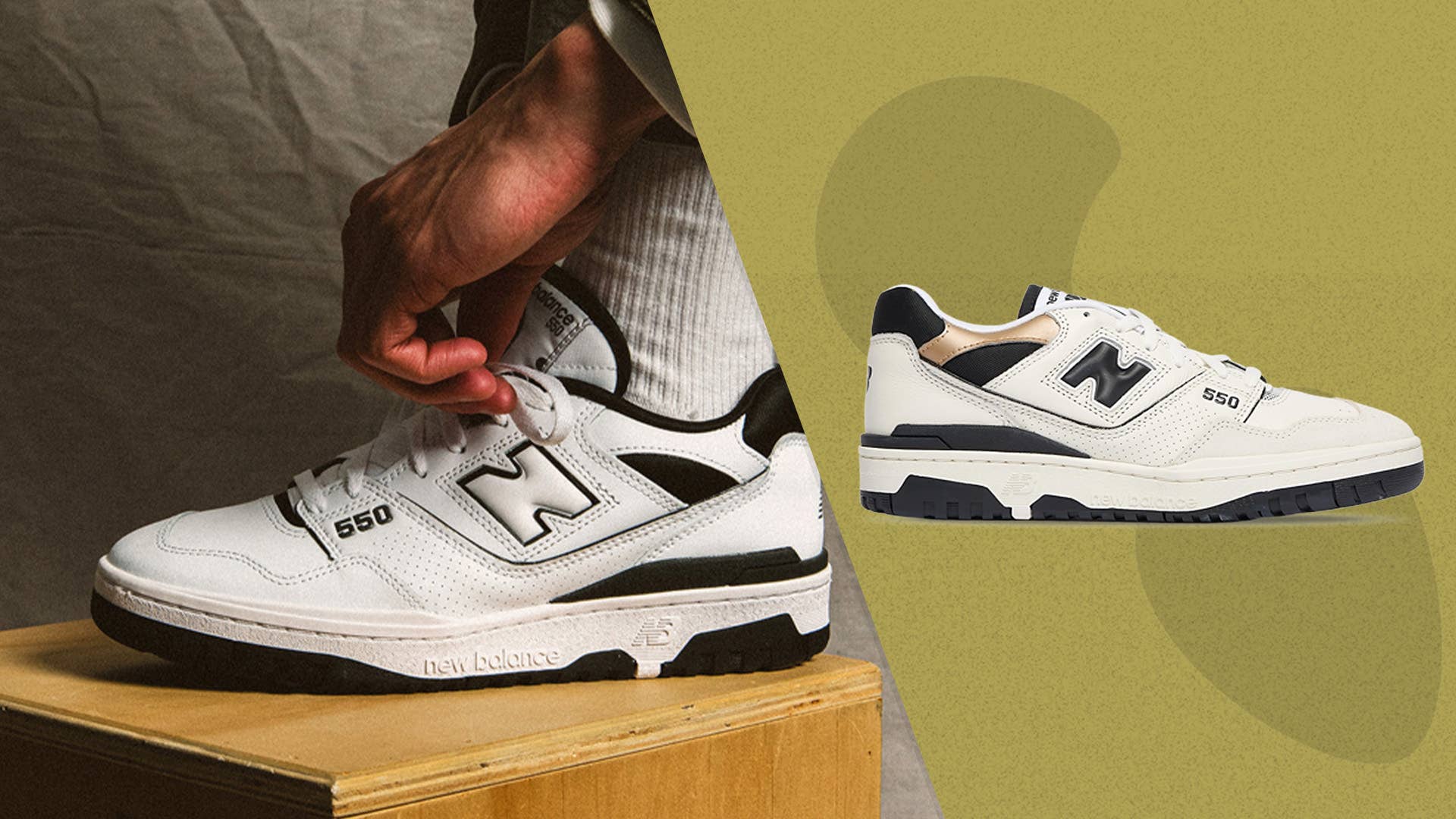 New Balance's Iconic BB550 Sneakers Are Now Nearly 50% Off - Men's
