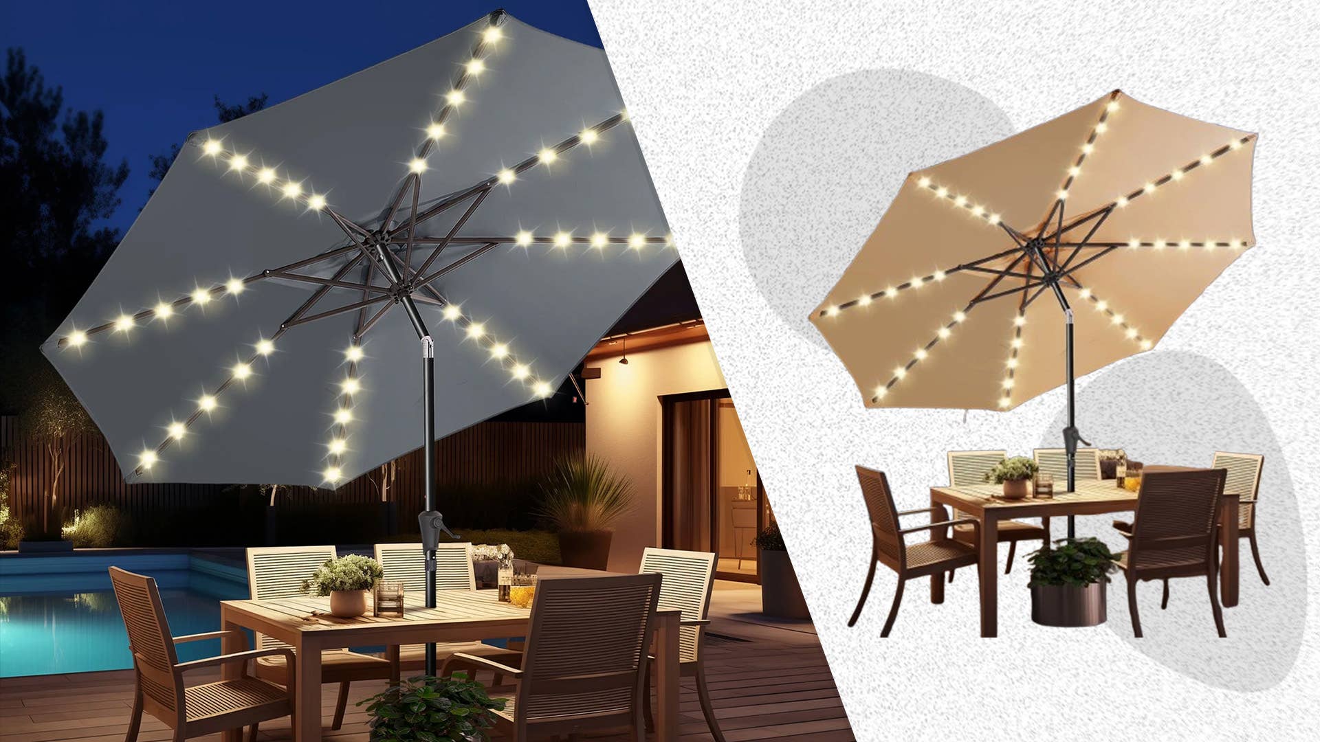 beatselling patio umbrella AreShark 9ft 3-Tier Umbrellas, Outdoor with 8 Sturdy Ribs UV Protection Windproof, Market Table Umbrella w/Push Button Tilt & Crank for Pool, Porch, Deck, Garden(Red) : Patio, Lawn ensuring optimal coverage throughout the day Solar Umbrella 10 Ft Umbrella