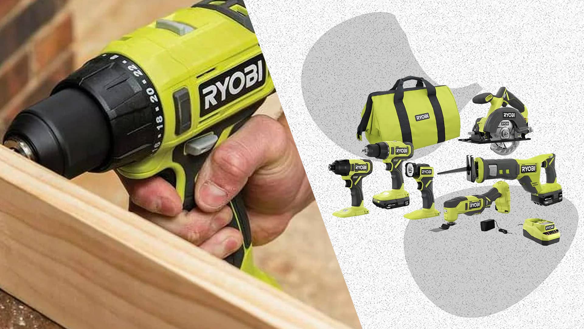 Shopin Robi Ryobi's 18V 6-Tool Combo Kit Is on Sale for $252 Right Now - Men's Journal