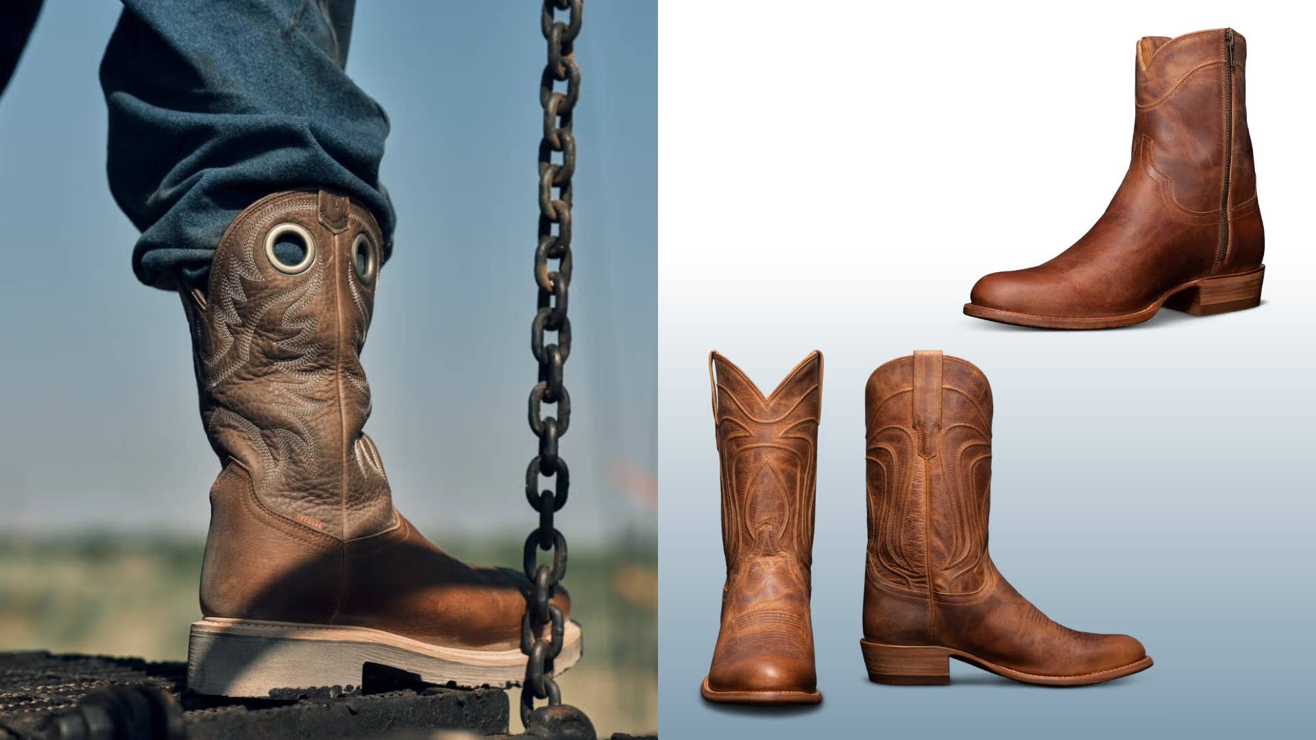 Ostrich Boots Tecovas Waterproof Boots The Emmitt Cowboy Boot Brown Ostrich Tecovas