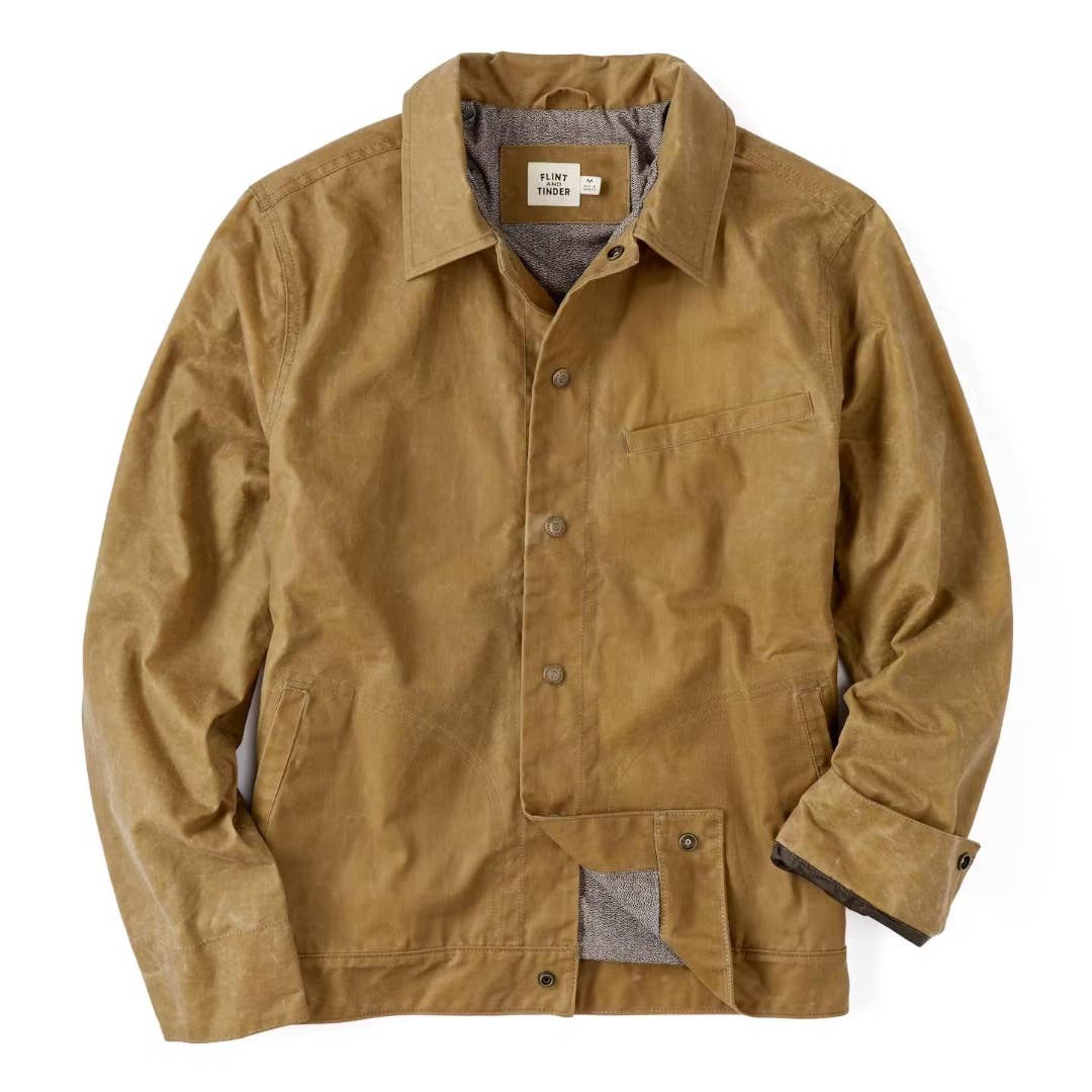 Huckberry's Tough Waxed Snap Jacket Is a Rare 20% Off - Men's Journal