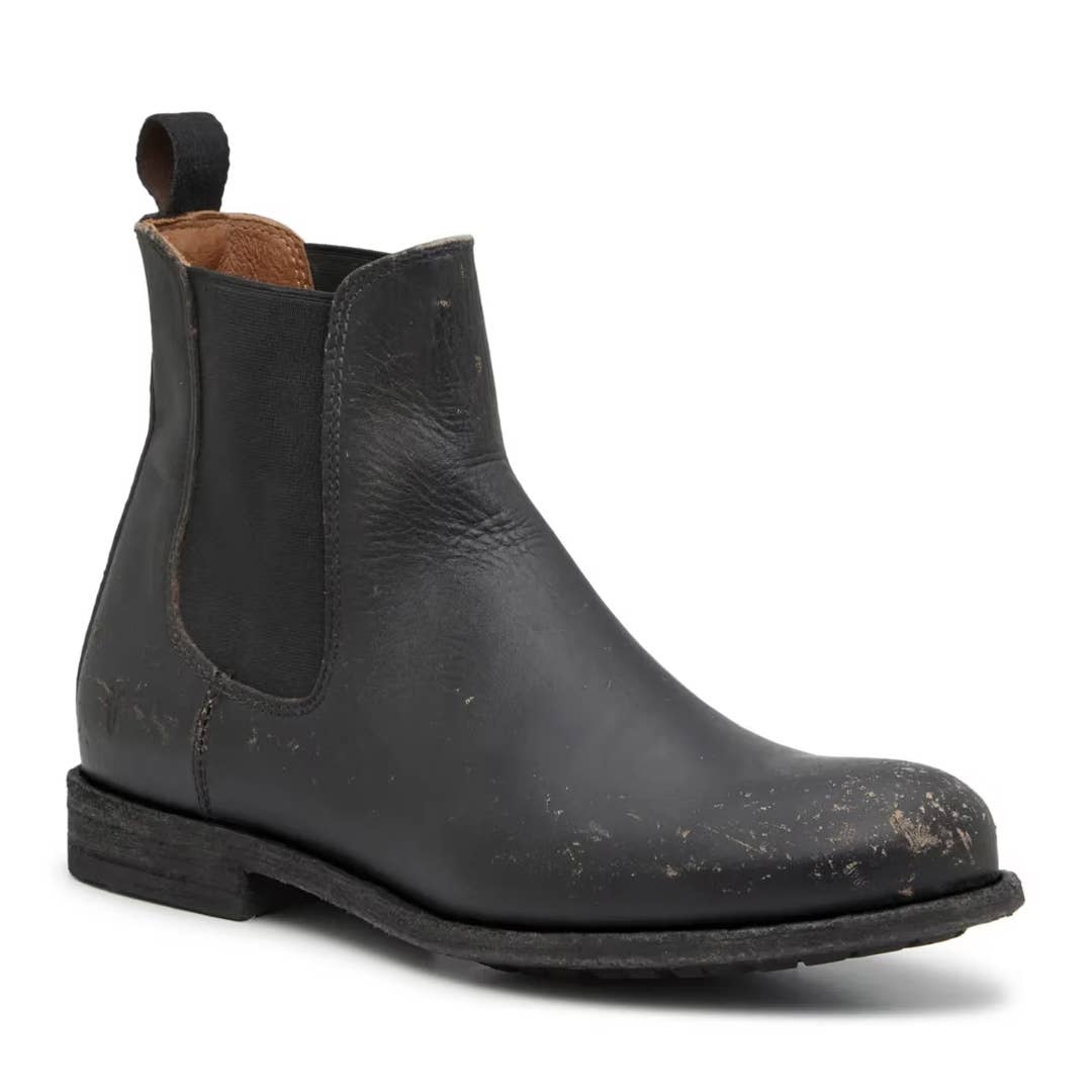 Frye Tyler Chelsea Boots Mens 8 Black Leather Pull On Booties FR40159 Men main image 4