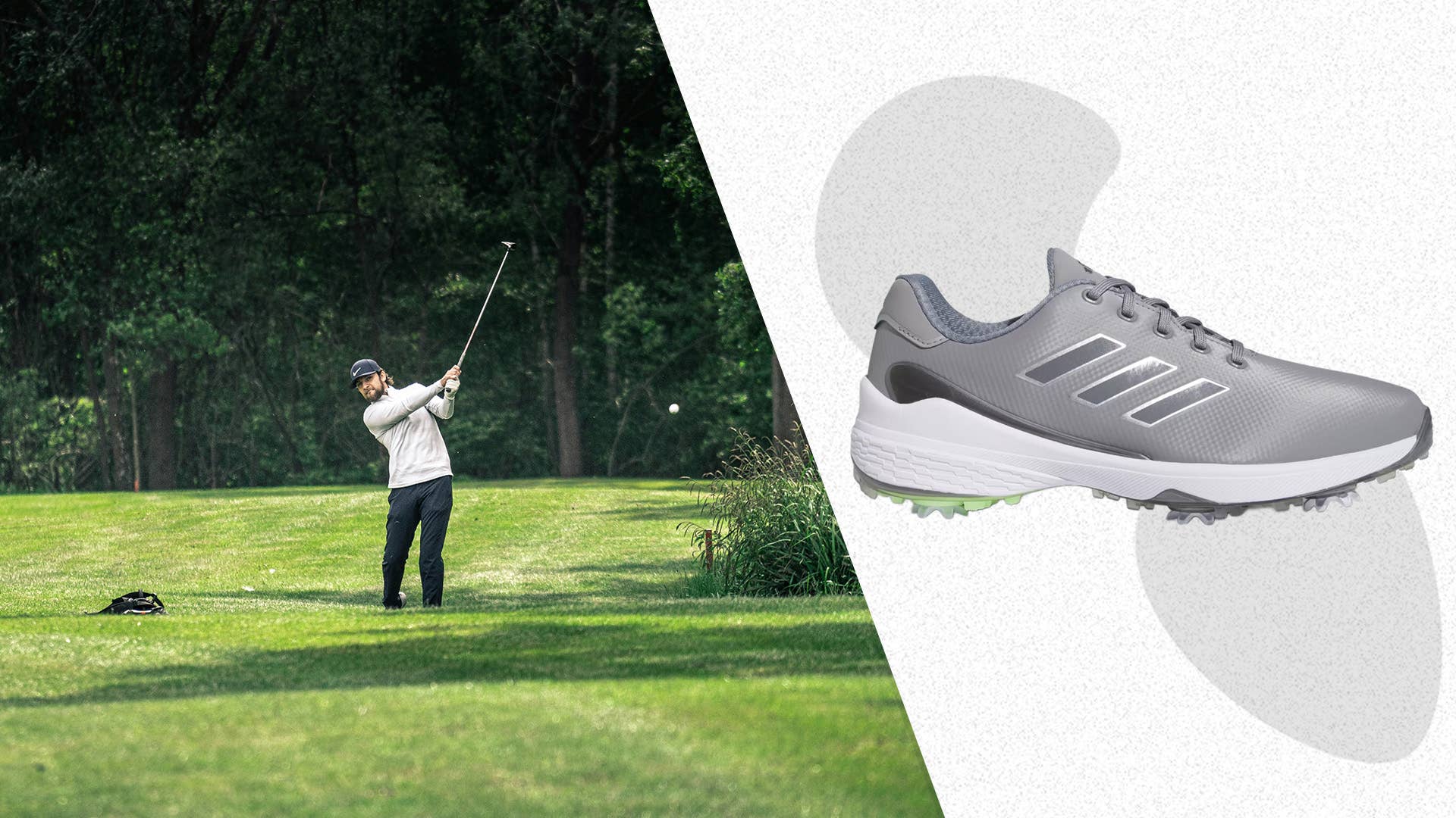 adidas gazelle silver green womens adidas Flopshot Spikeless Golf Shoes main image 0