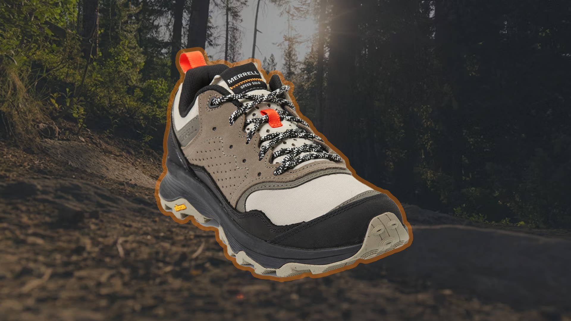 Merrell Gray and Orange Men\'s Hiking Boots Men main image 2