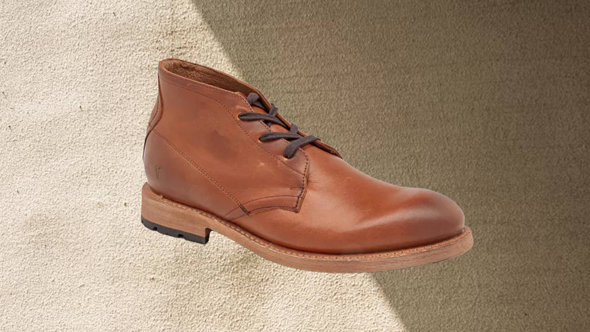 Frye Jones Chocolate Brown Leather Chukka Boots Mens Boots Frye Jones Lace Up Boots Frye Jones Boot main image 2
