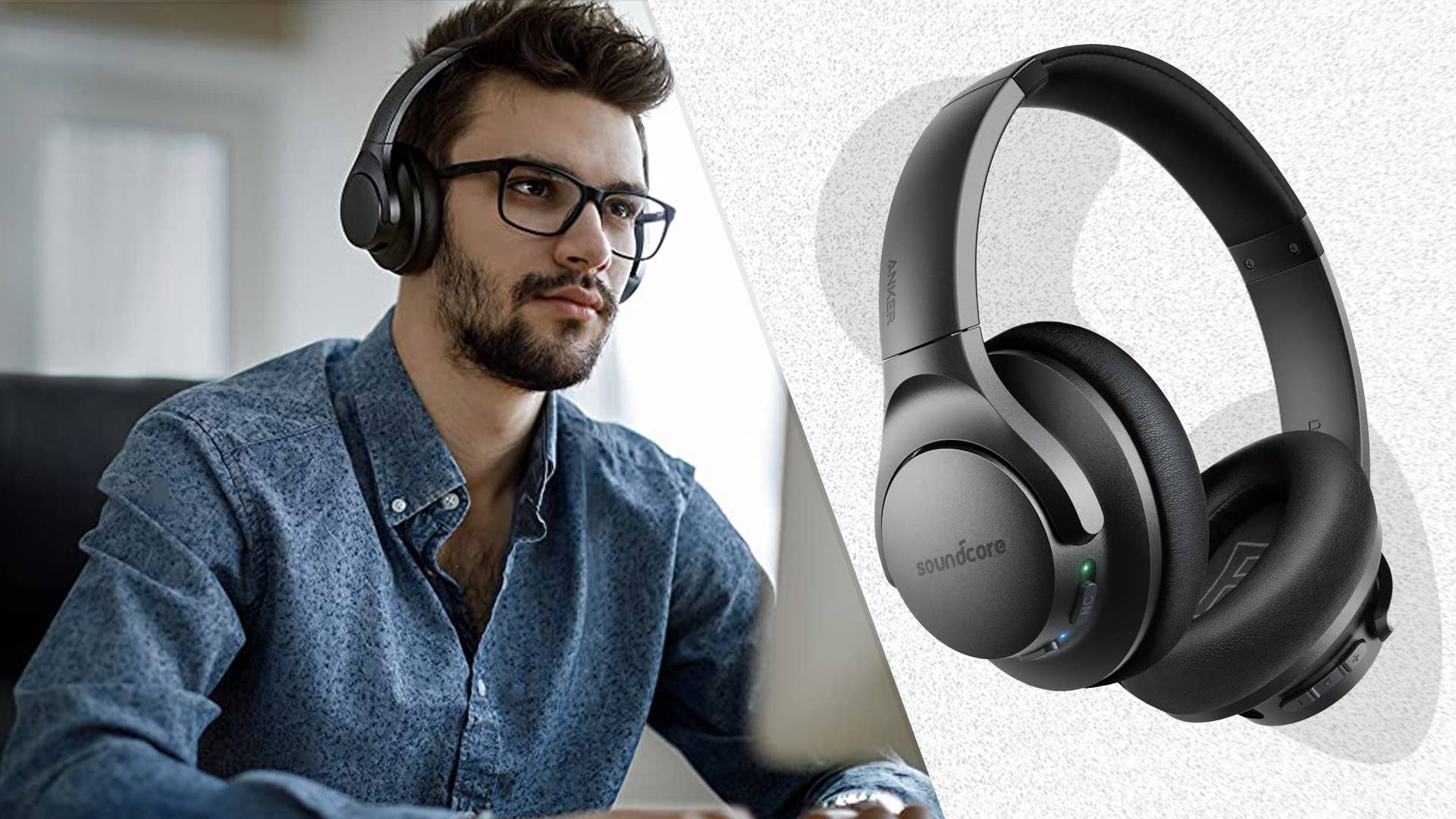 Soundcore's Noise-Cancelling Headphones Are $30 at Amazon - Men's