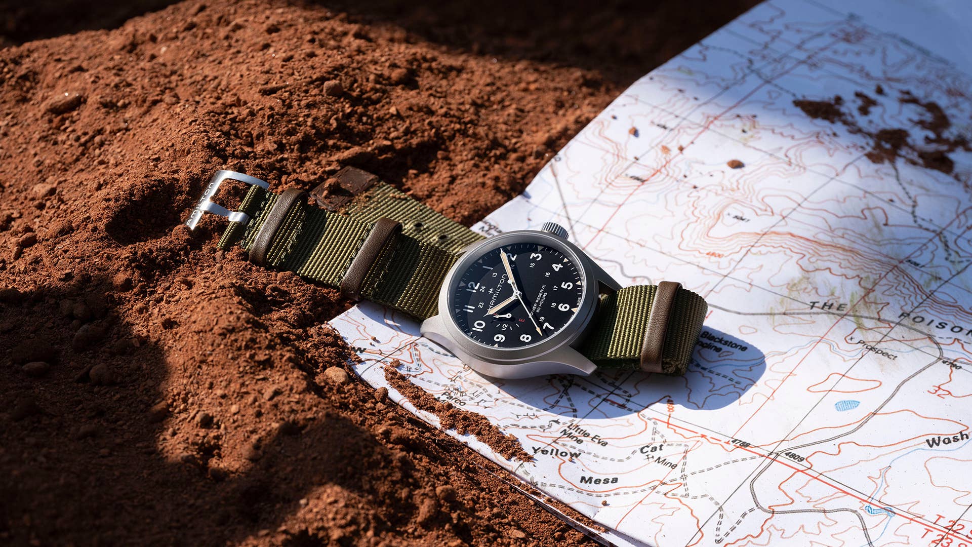 時計 Hamilton Khaki Field Power Reserve USED Hamilton Unveils Khaki Field Watch With Power Reserve Indicator on