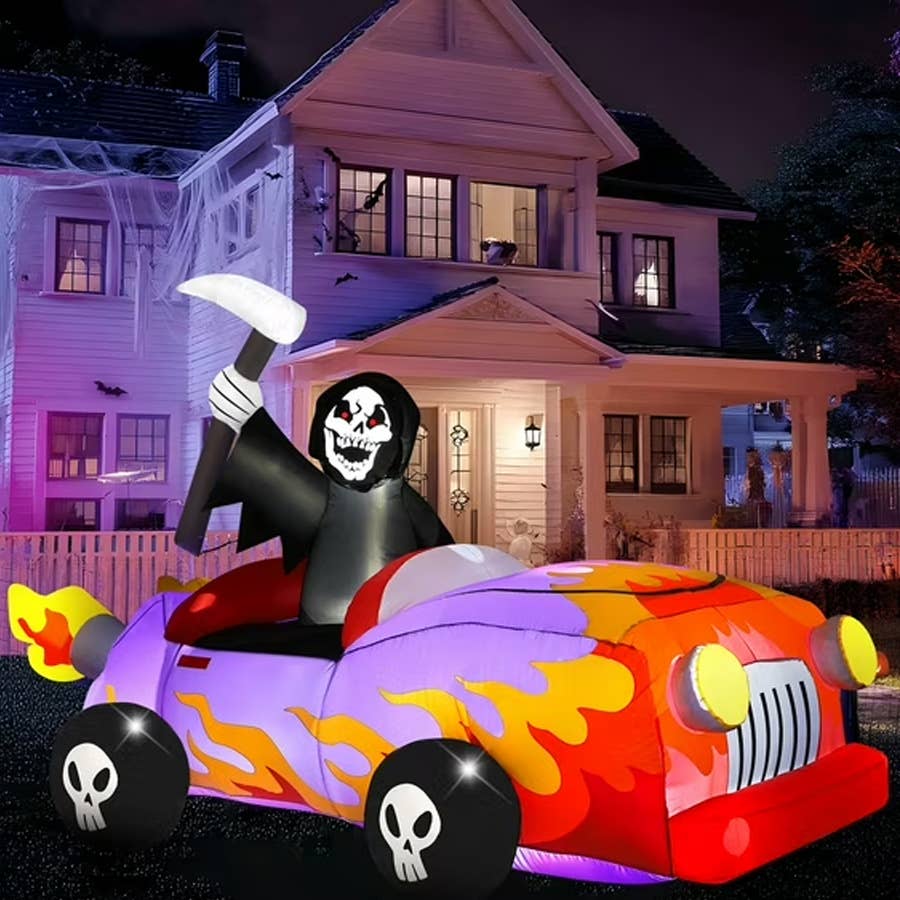 Grm Rappers Walmart Has a Huge Inflatable Grim Reaper Decoration for $50 - Men's ...
