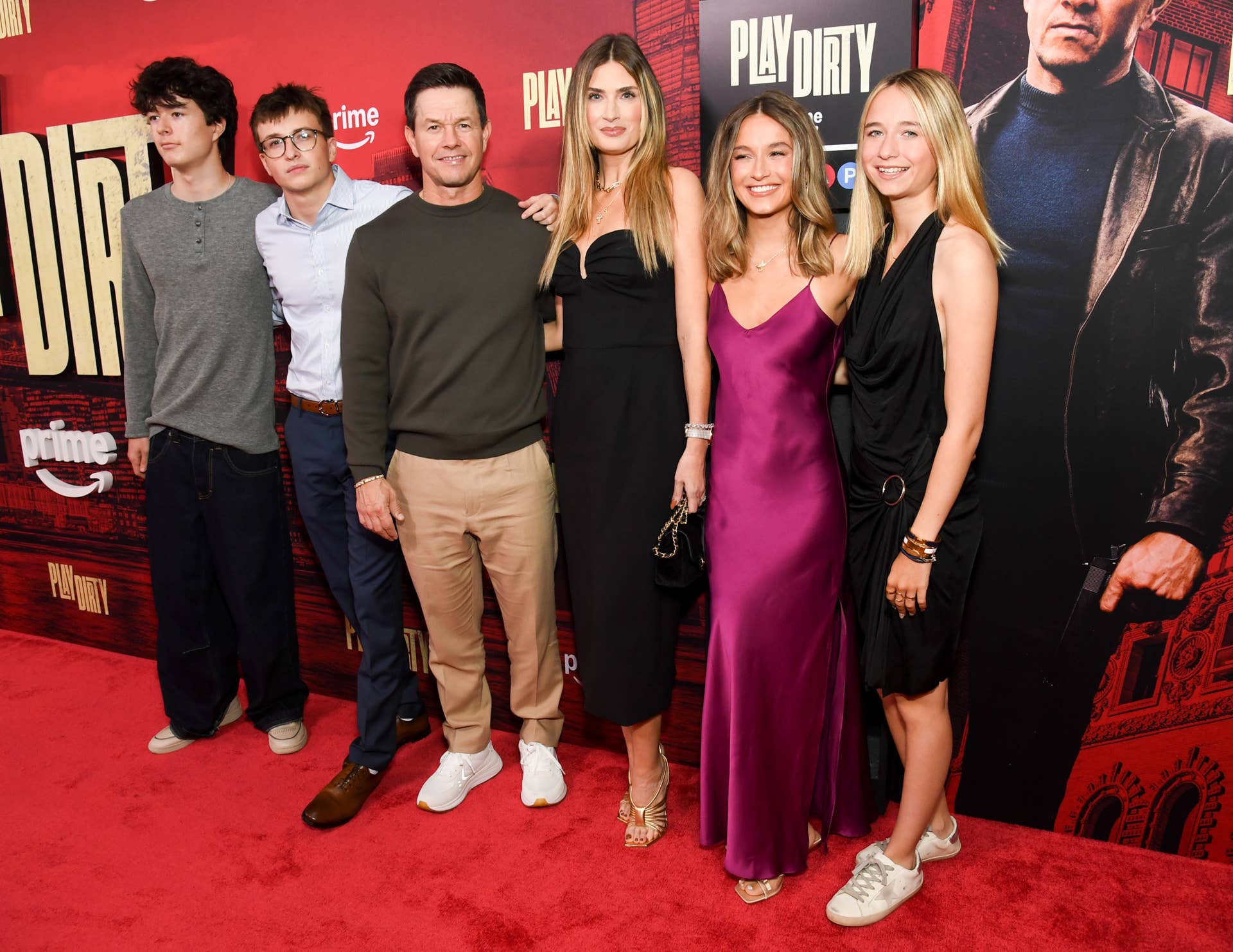 Mark Wahlberg Makes Rare Red Carpet Appearance with Wife, 4 Kids - Men's  Journal