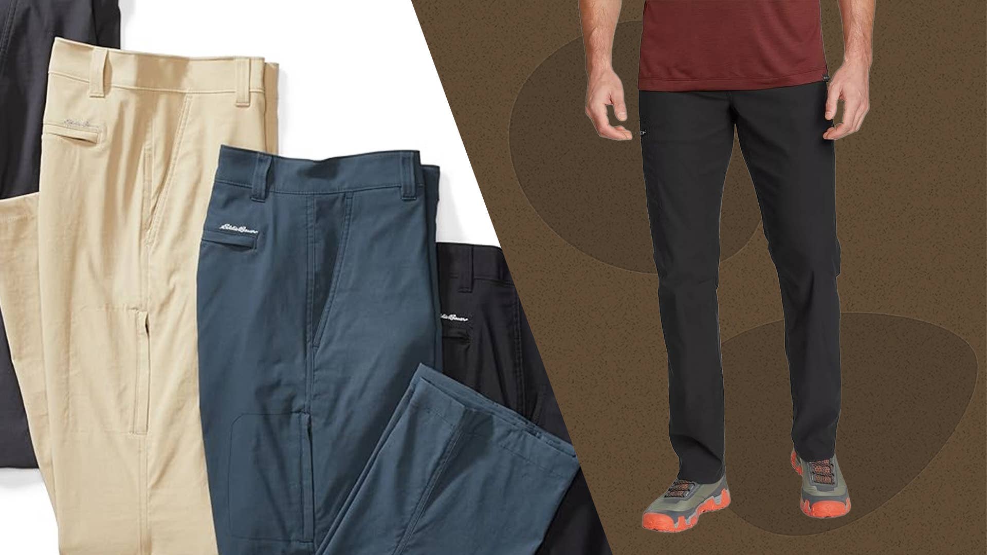These Eddie Bauer Hiking Pants Are Now Under $30 on Amazon - Men's