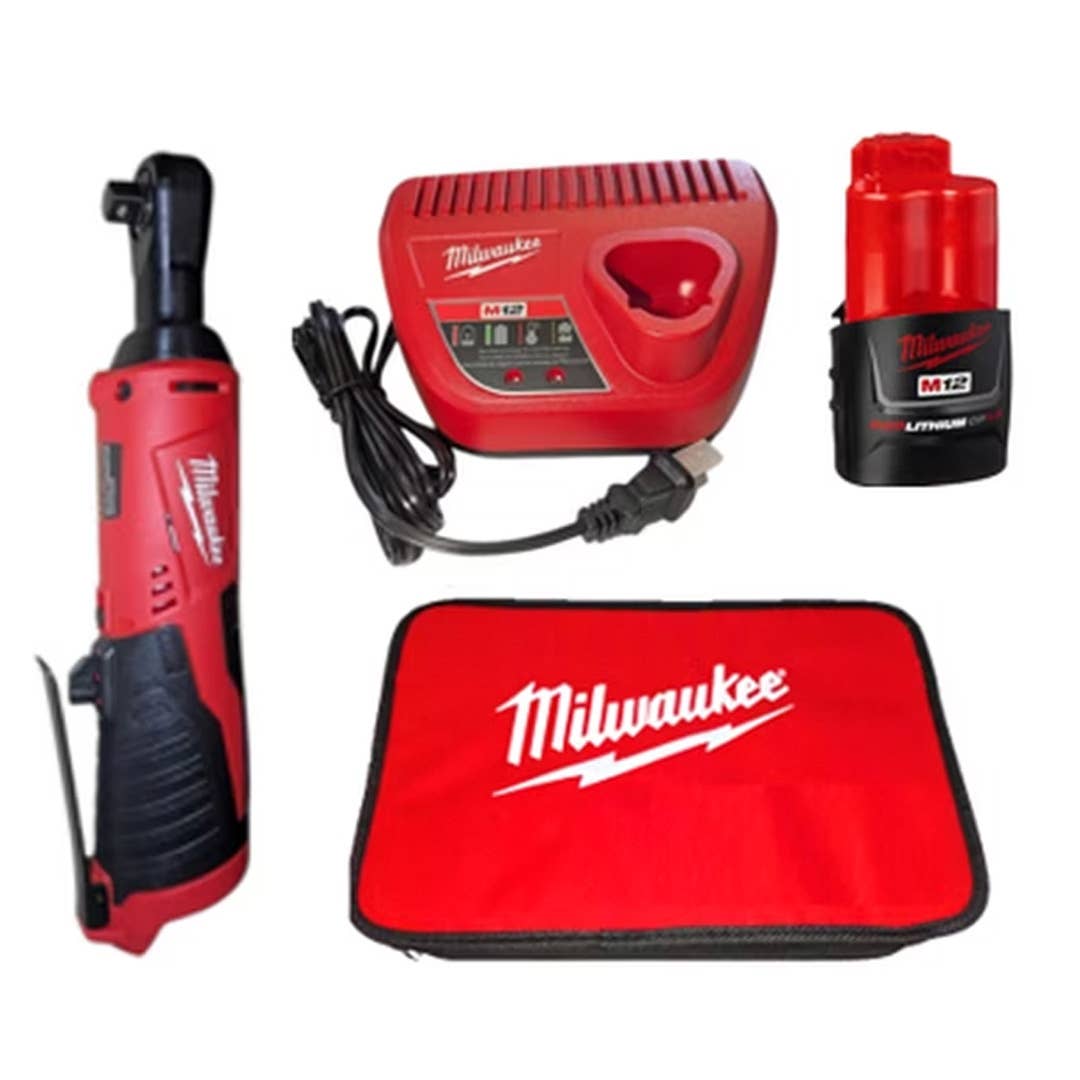 Best Ratchets Milwaukee’s Powerful M12 Cordless Ratchet Kit Is 40% Off - Men's Journal