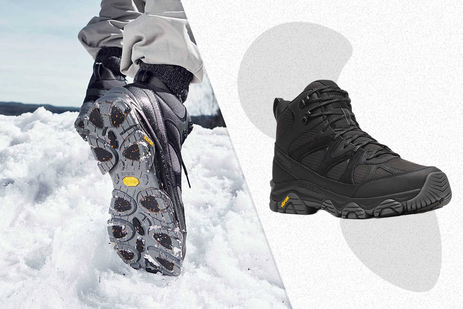 merrell alpine men's alpine sneaker mid polar waterproof