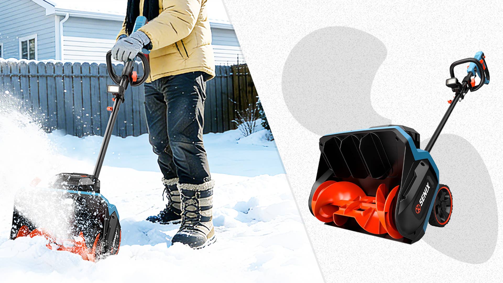 The Senix 60V Electric Snow Shovel Is Now 47% Off on Amazon - Men's Journal