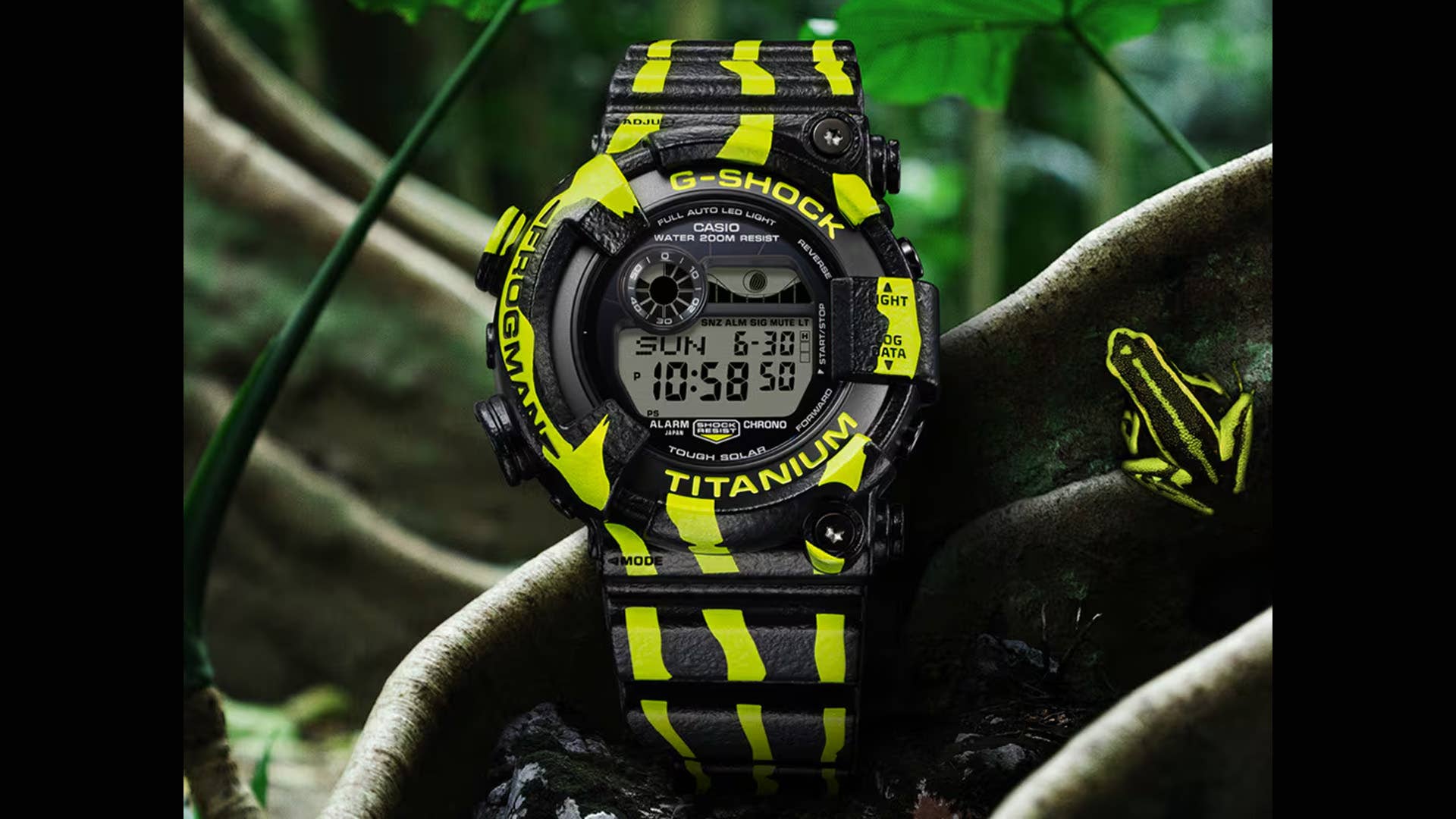 す*な様 CASIO FROGMAN ダイバーズウォッチ 200m毒蛙 G-Shock's New Frogman Is Inspired by a Poison Dart Frog - Men's