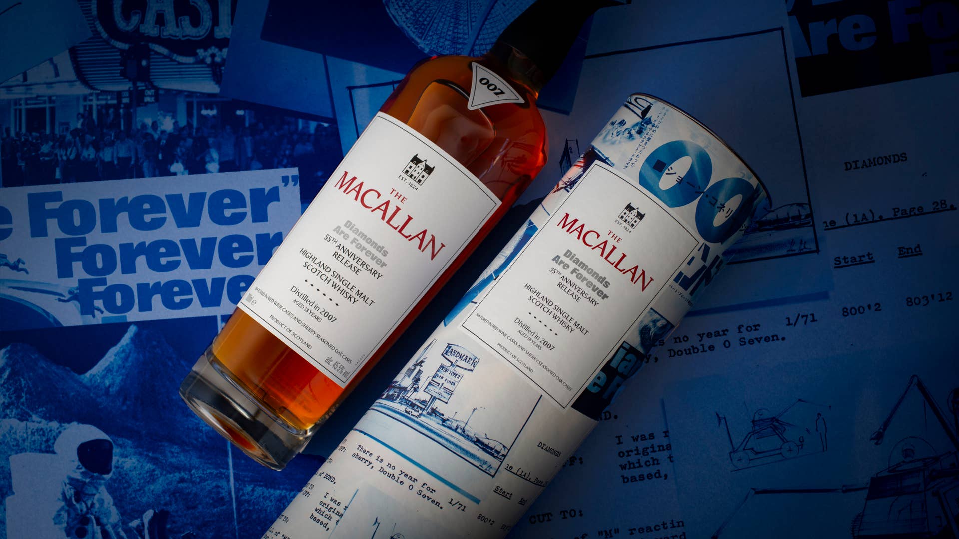 The Macallan Releases 'Diamonds Are Forever' James Bond Whisky