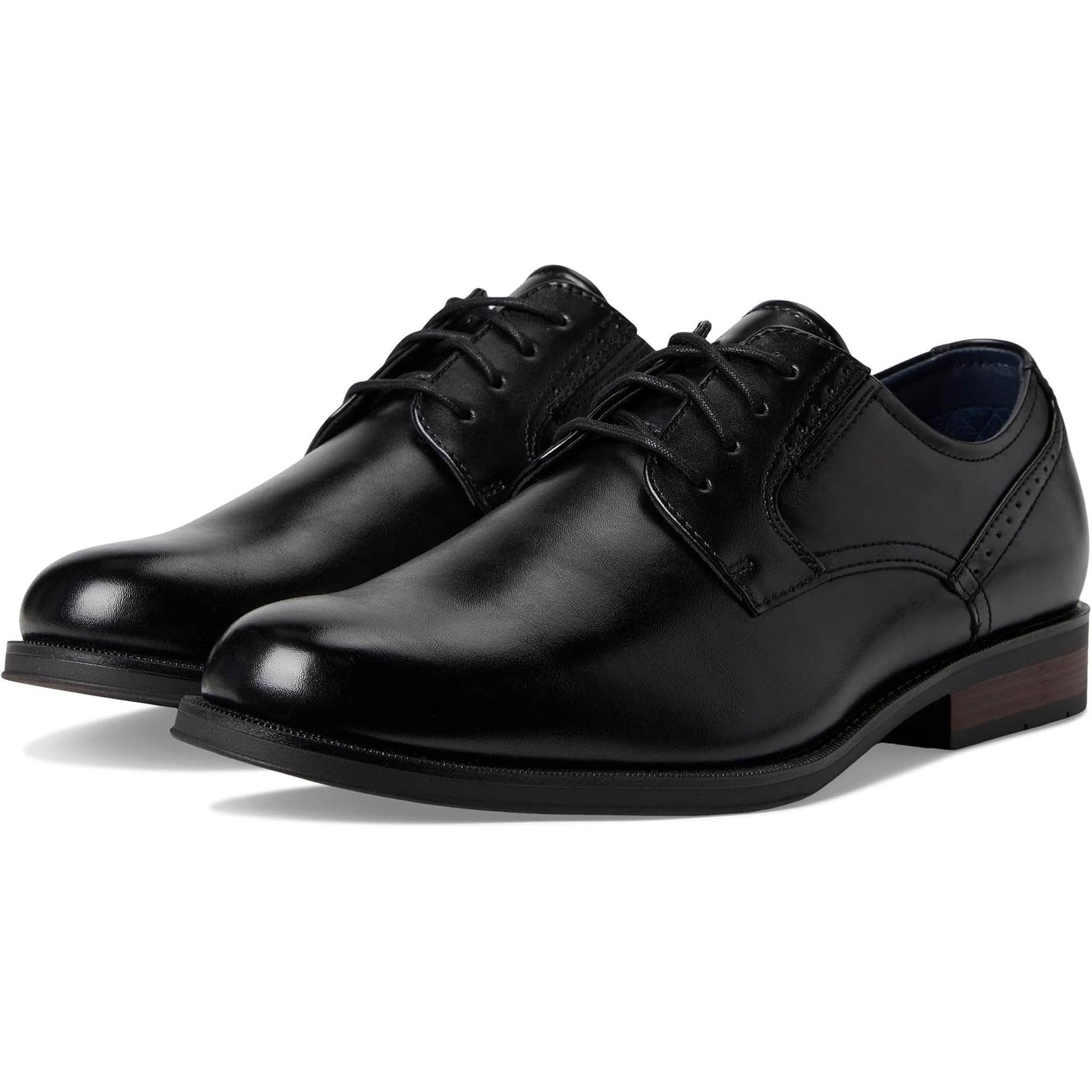 black dress shoes mens sale Ferro Aldo Men's Plain Toe Oxford Dress Shoe main image 1