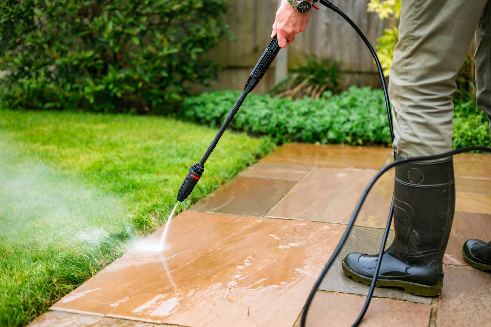 Pressure Wash Pavers Without Destroying Them - Men's Journal