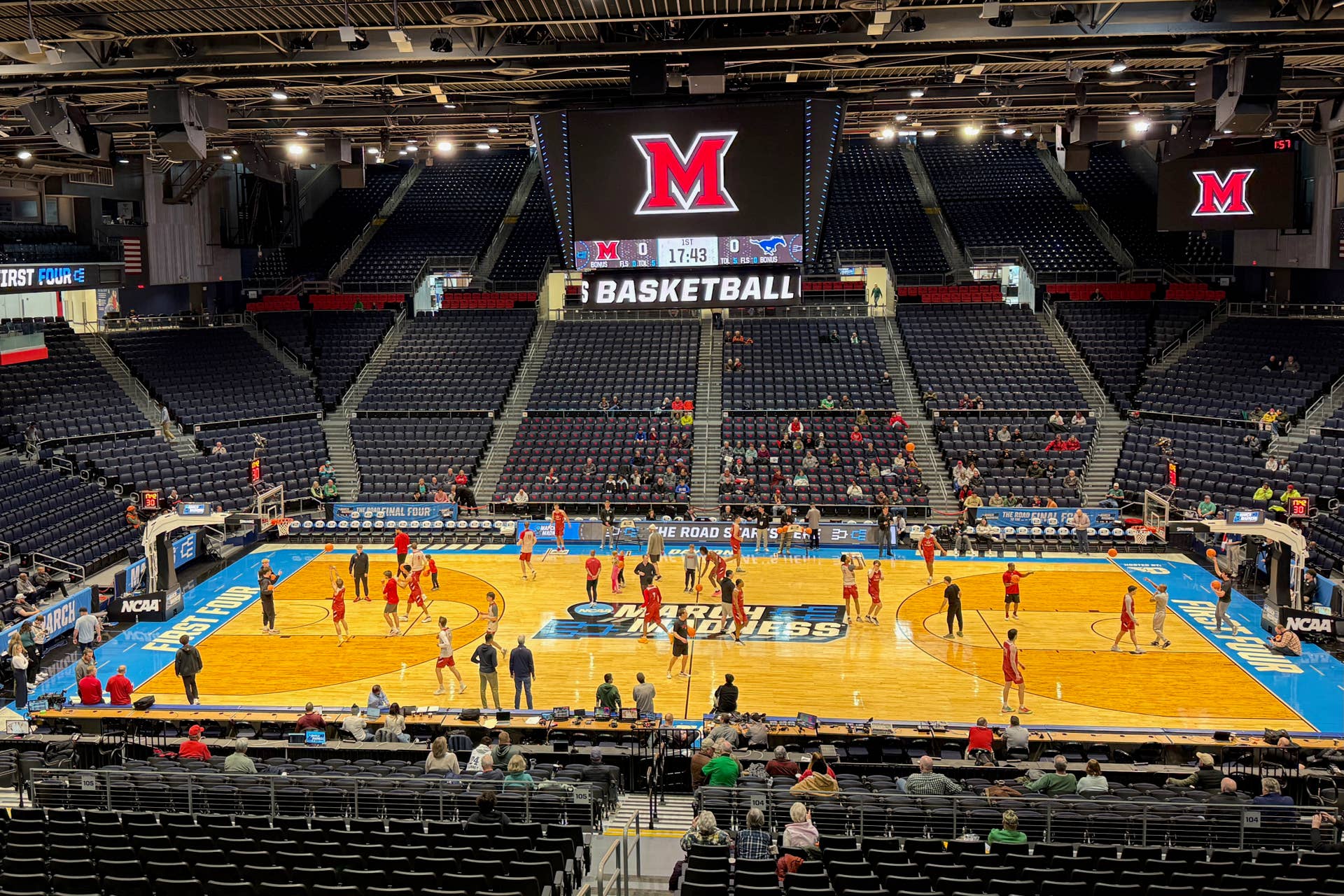 Coach Identifies Exactly What Makes First Four Arena Special for March ...