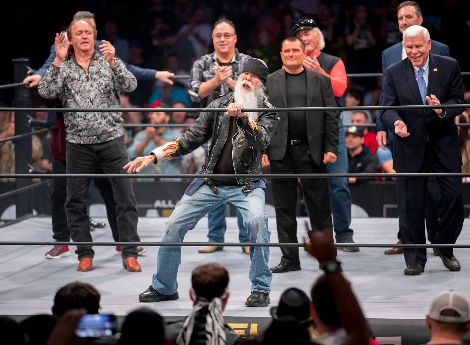 WWE Legend Jimmy Valiant Returns to the Ring at 83 Years Old - Men's ...