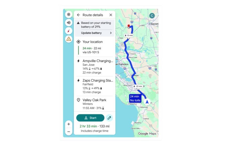 EV Driving Just Got Easier With This New Google Maps Feature - Men's ...