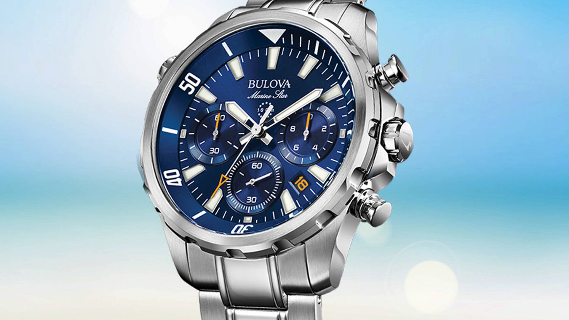 Bulova's 'Heirloom' Marine Star Chronograph Watch Is Over 50% Off