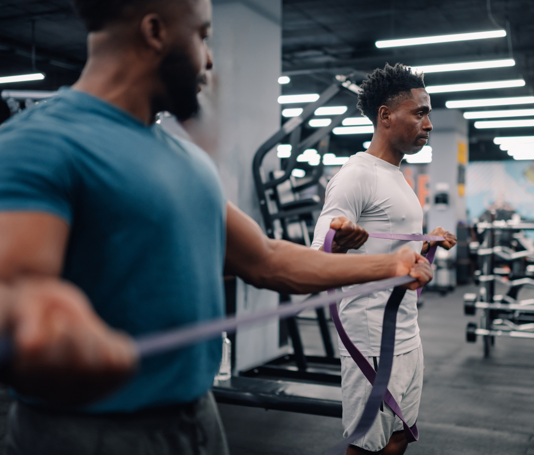 Banded External Rtoation Shoulder Warmup Stretches and Exercises to Fix Shoulder Pain - Men's ...