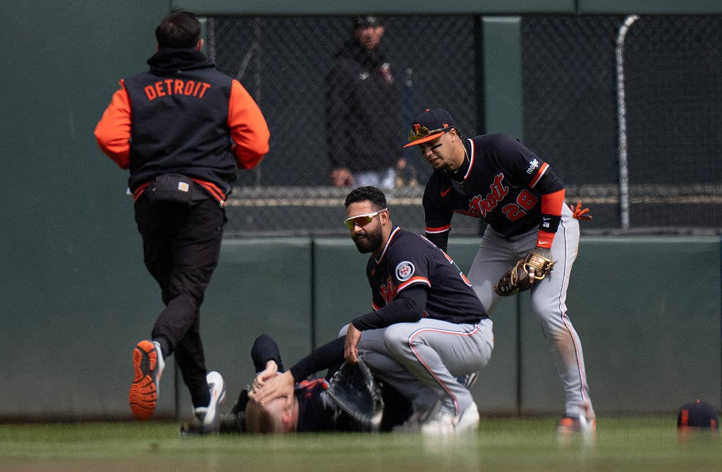Parker Meadows Hospitalized After Collision: Tigers Injury Update - Men's  Journal