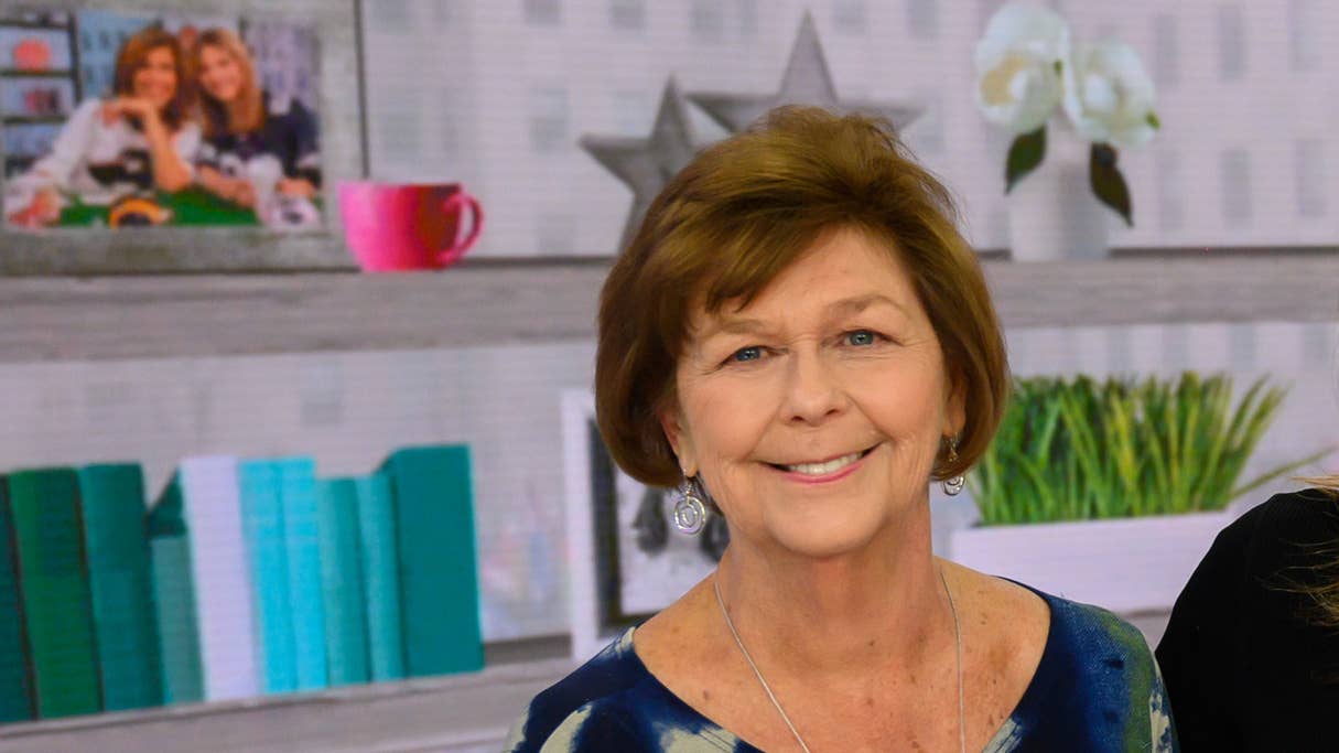 A close-up photo of Nancy Guthrie smiling.